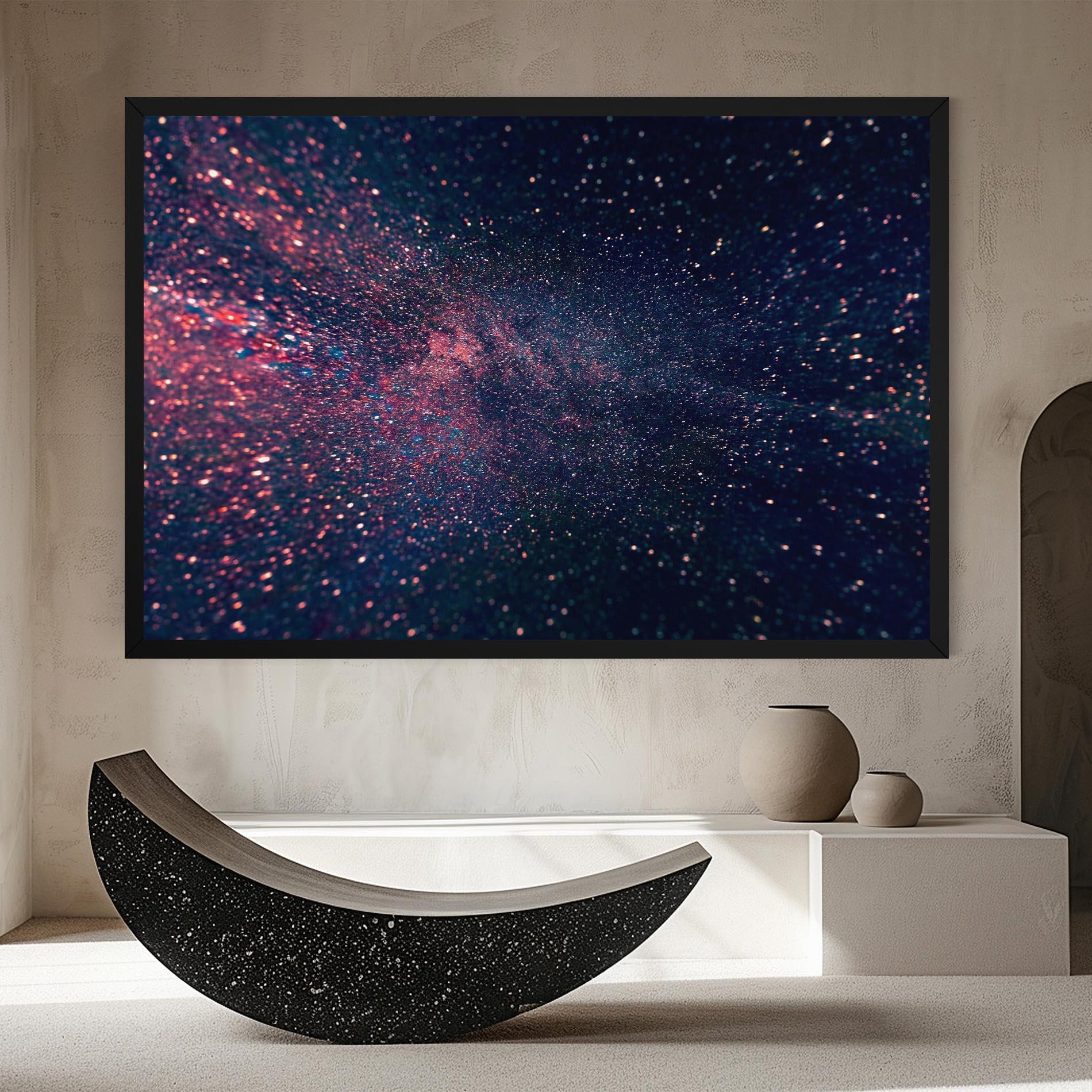 Obraz na Płótnie Purple Spark mockup 8