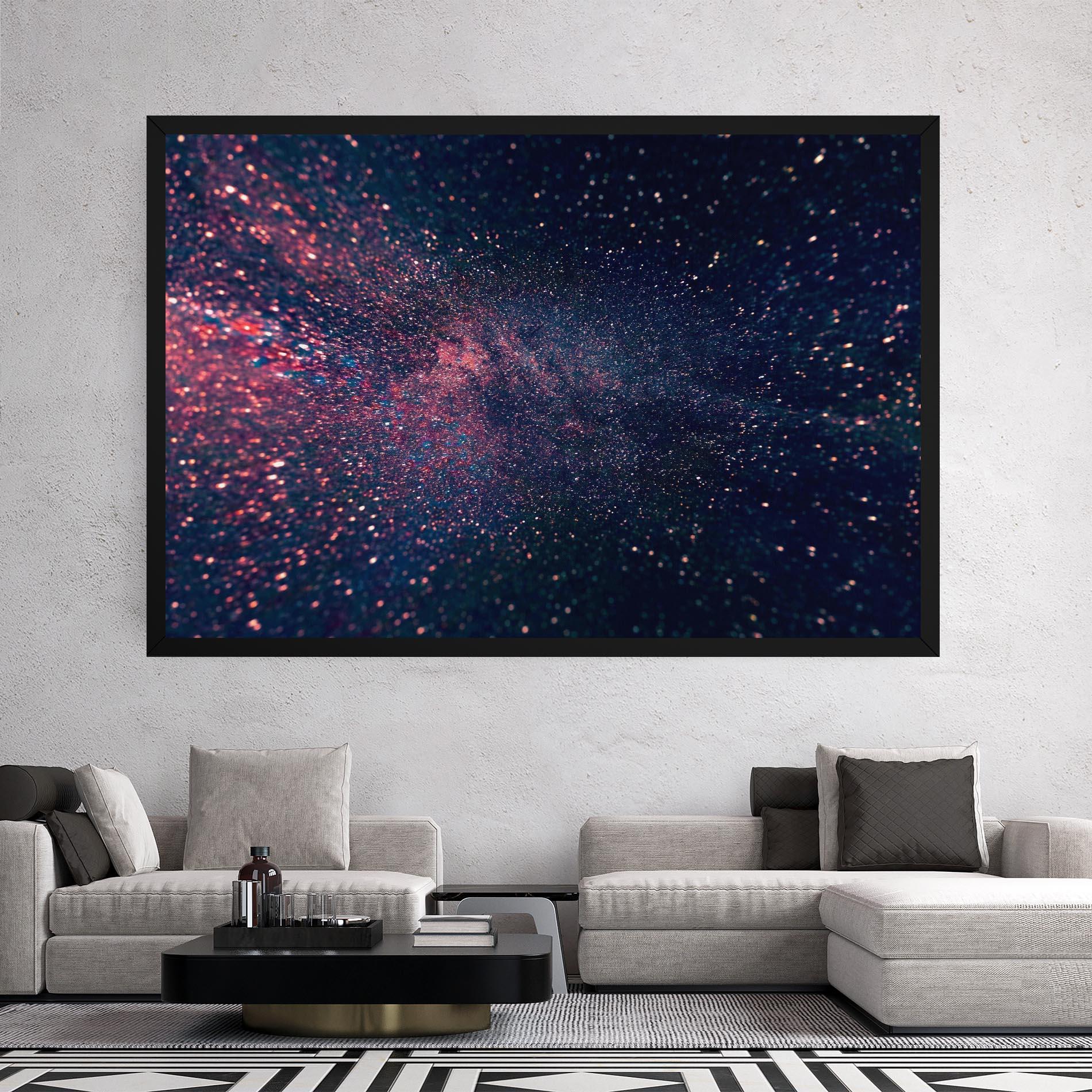 Obraz na Płótnie Purple Spark mockup 2