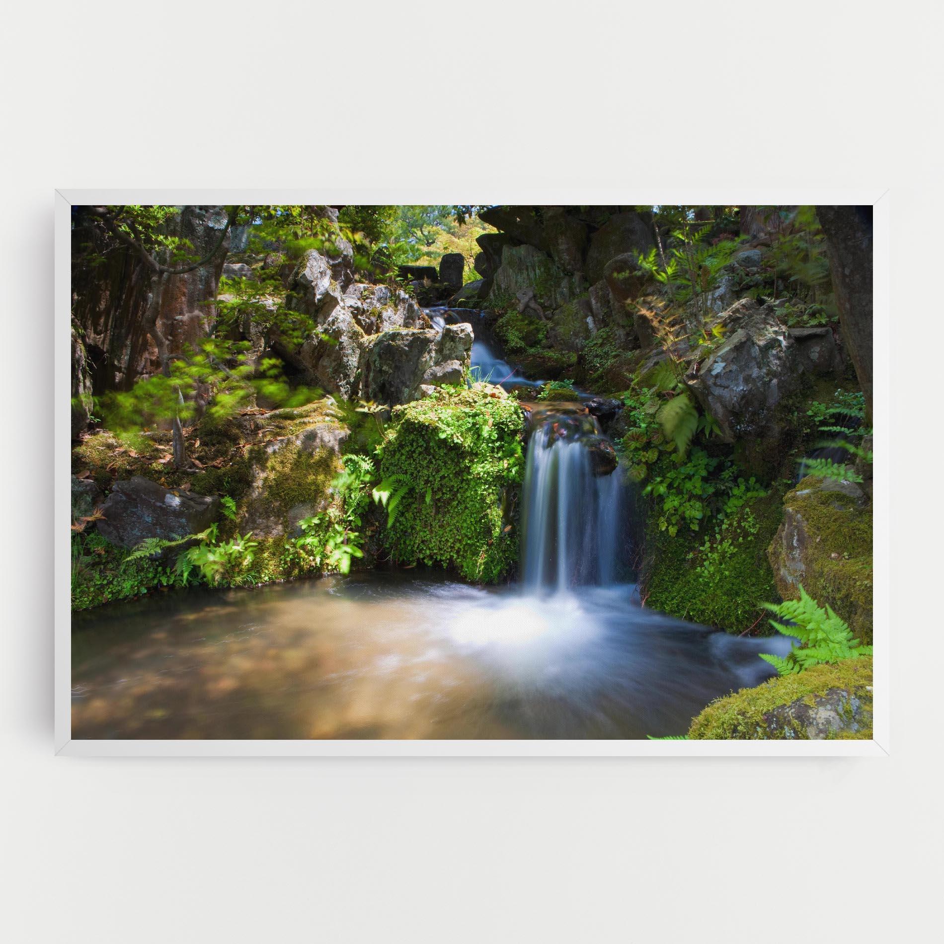 Obraz na Płótnie Jungle View Waterfall mockup 0