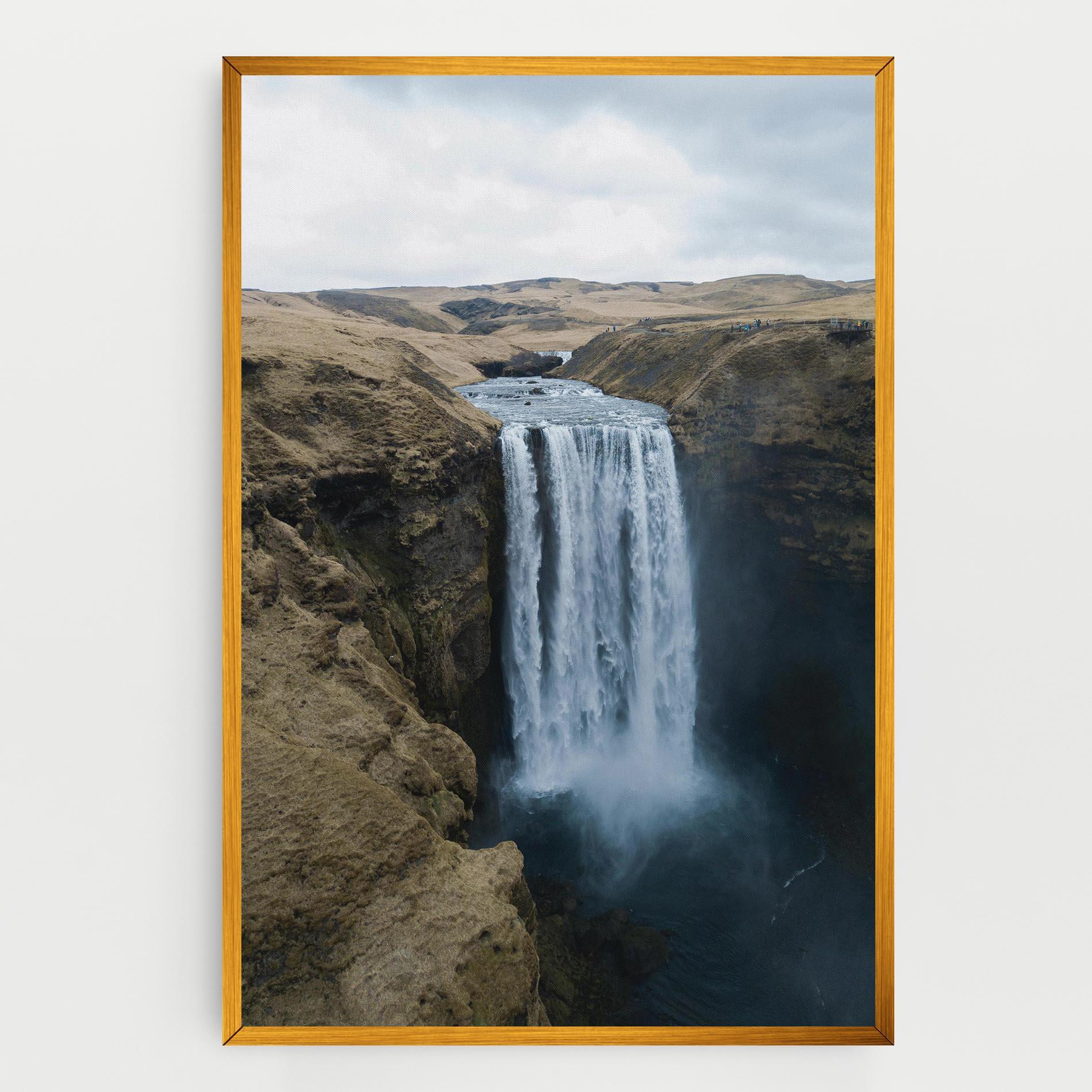 Obraz na Płótnie Desert Vibe Waterfall mockup 0