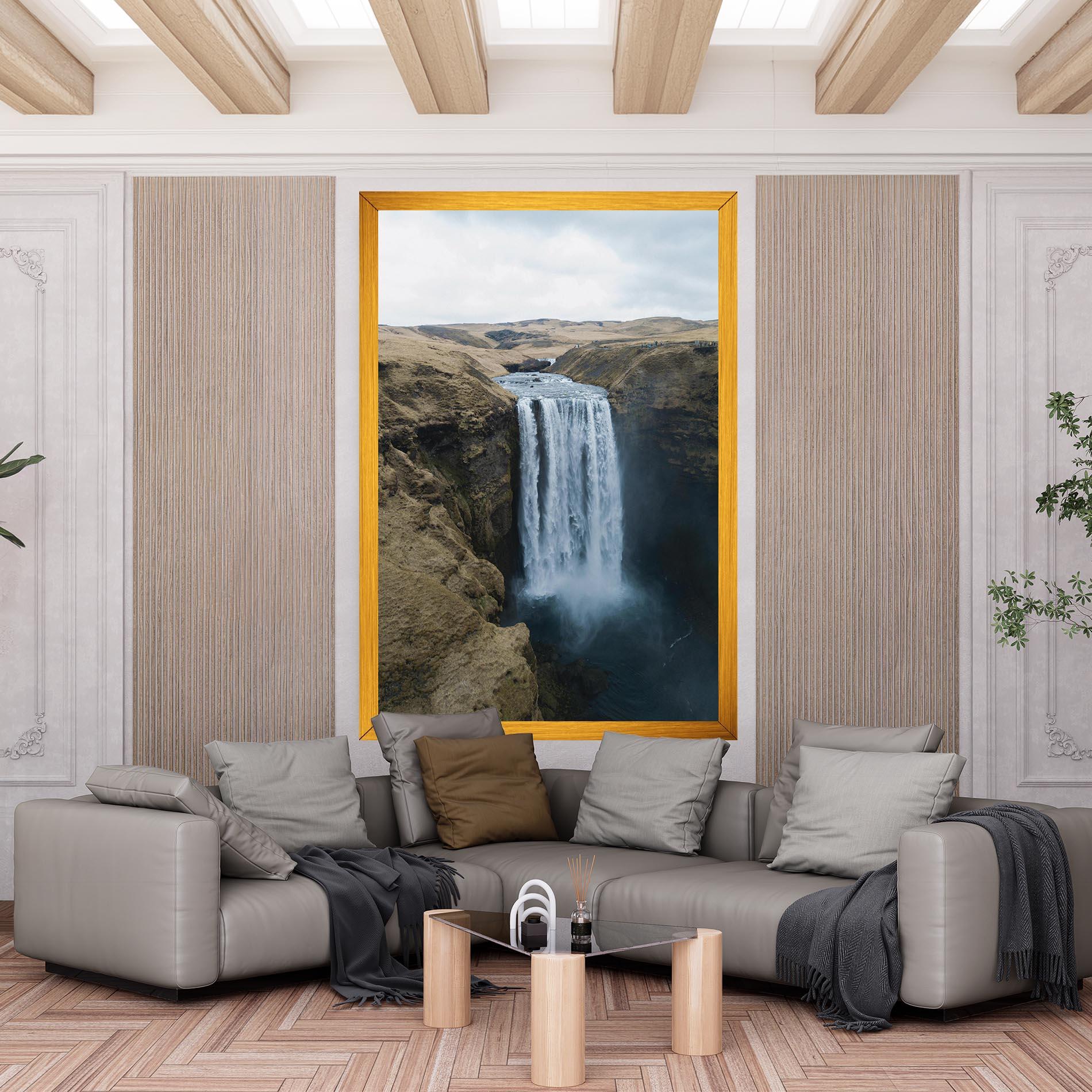 Obraz na Płótnie Desert Vibe Waterfall mockup 6
