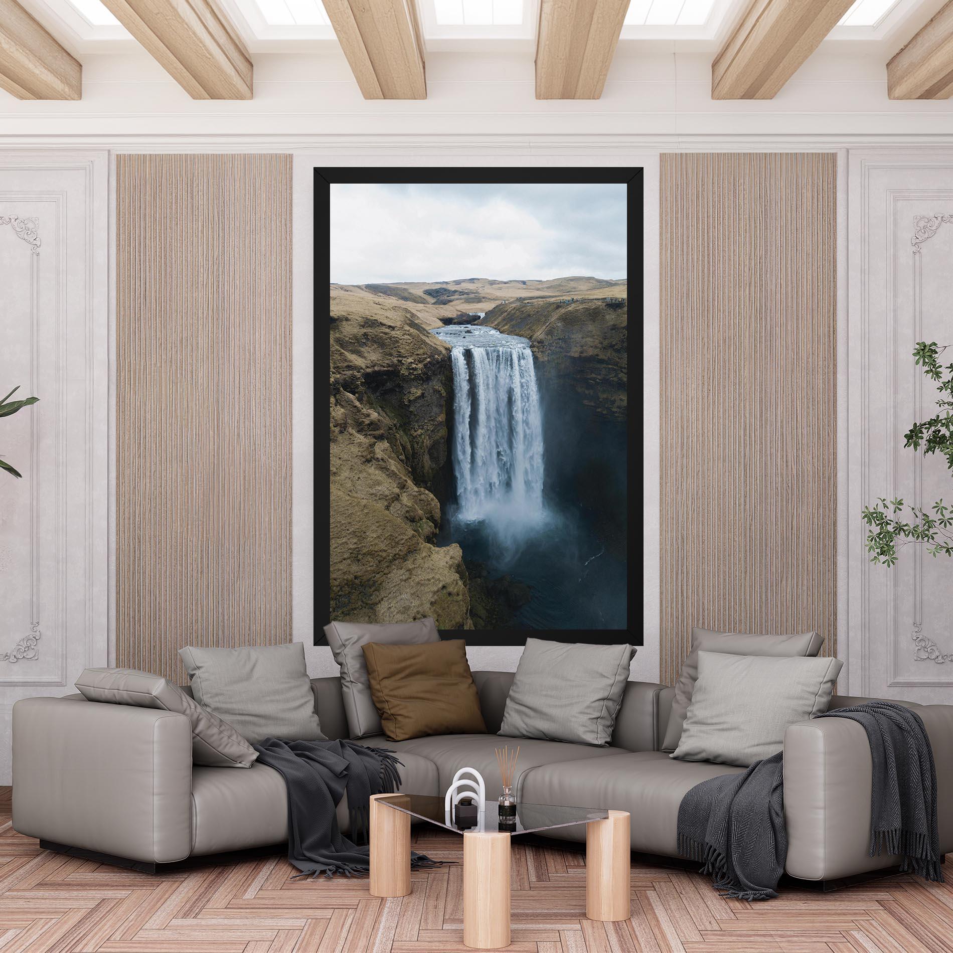 Obraz na Płótnie Desert Vibe Waterfall mockup 6