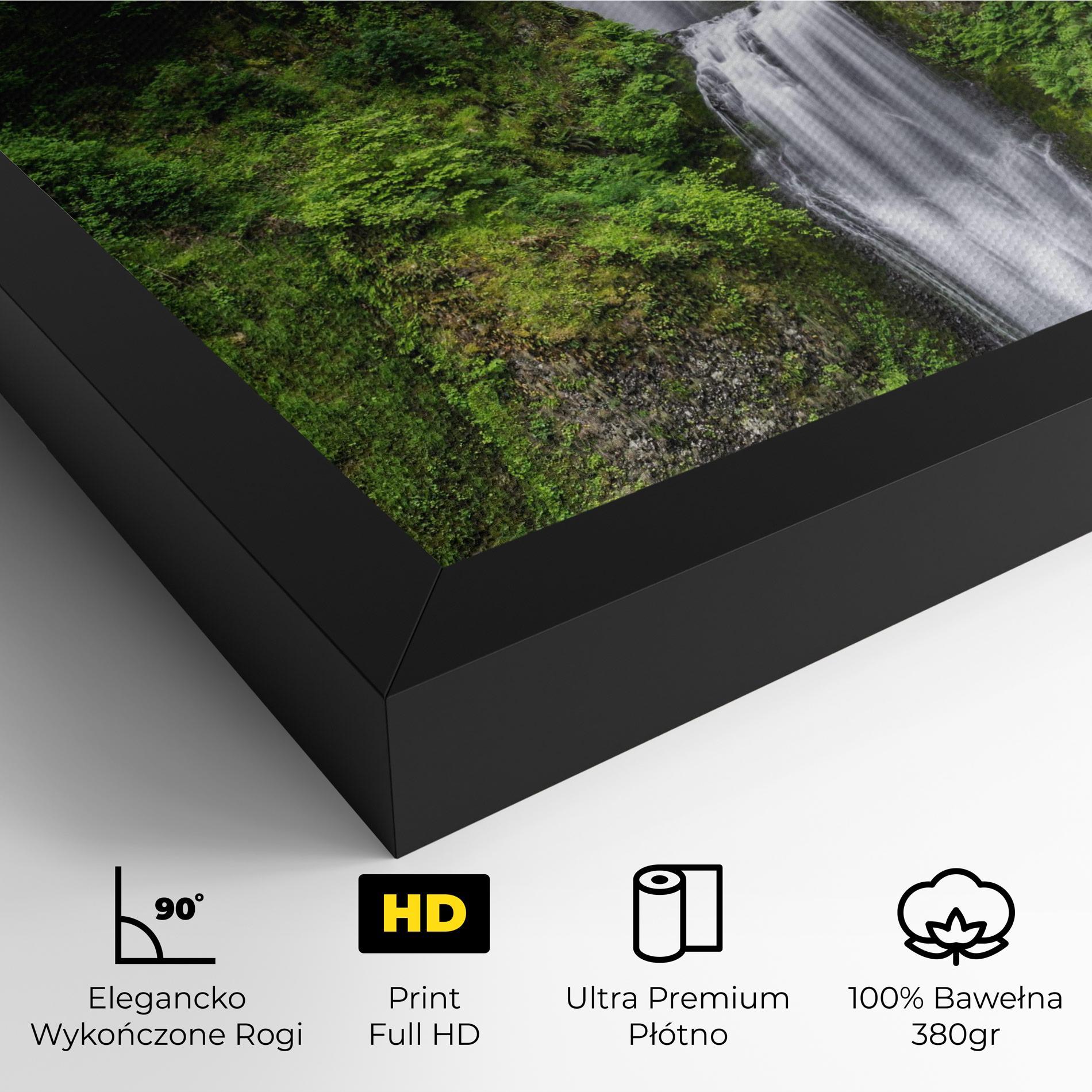 Obraz na Płótnie Green Leaves Bridge View mockup 4