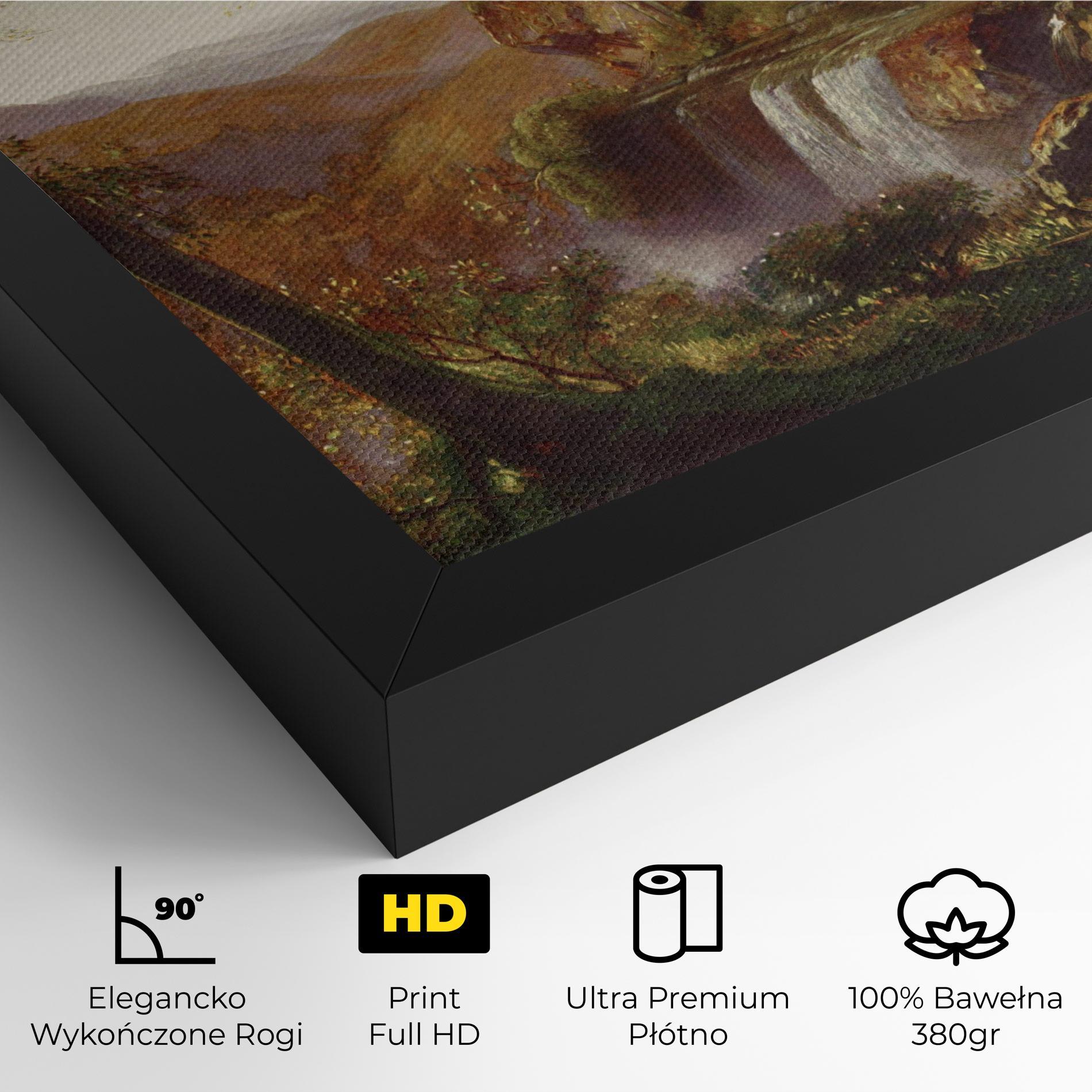 Obraz na Płótnie Waterfall Painting mockup 4