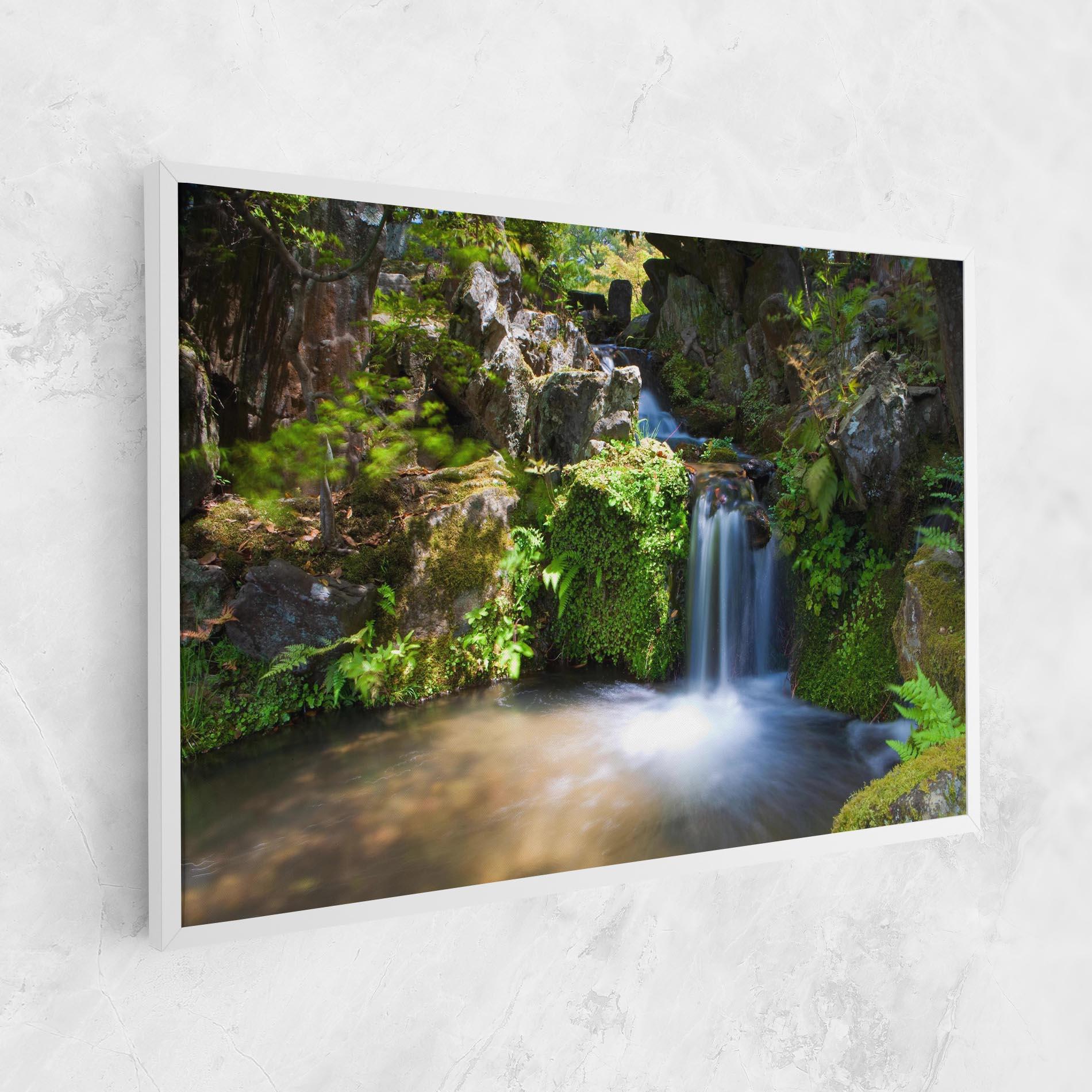 Obraz na Płótnie Jungle View Waterfall mockup 1