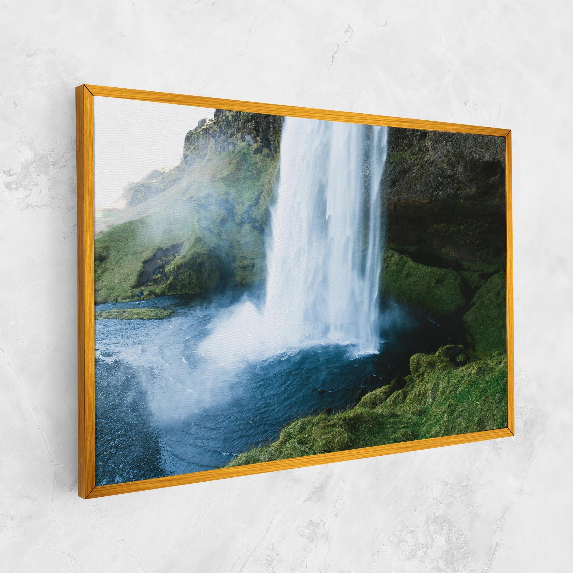 Obraz na Płótnie Majestic Waterfall mockup 1