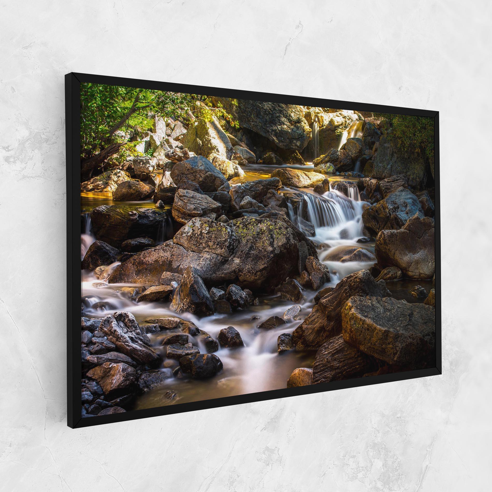 Obraz na Płótnie Nature Rocks Waterfall mockup 1