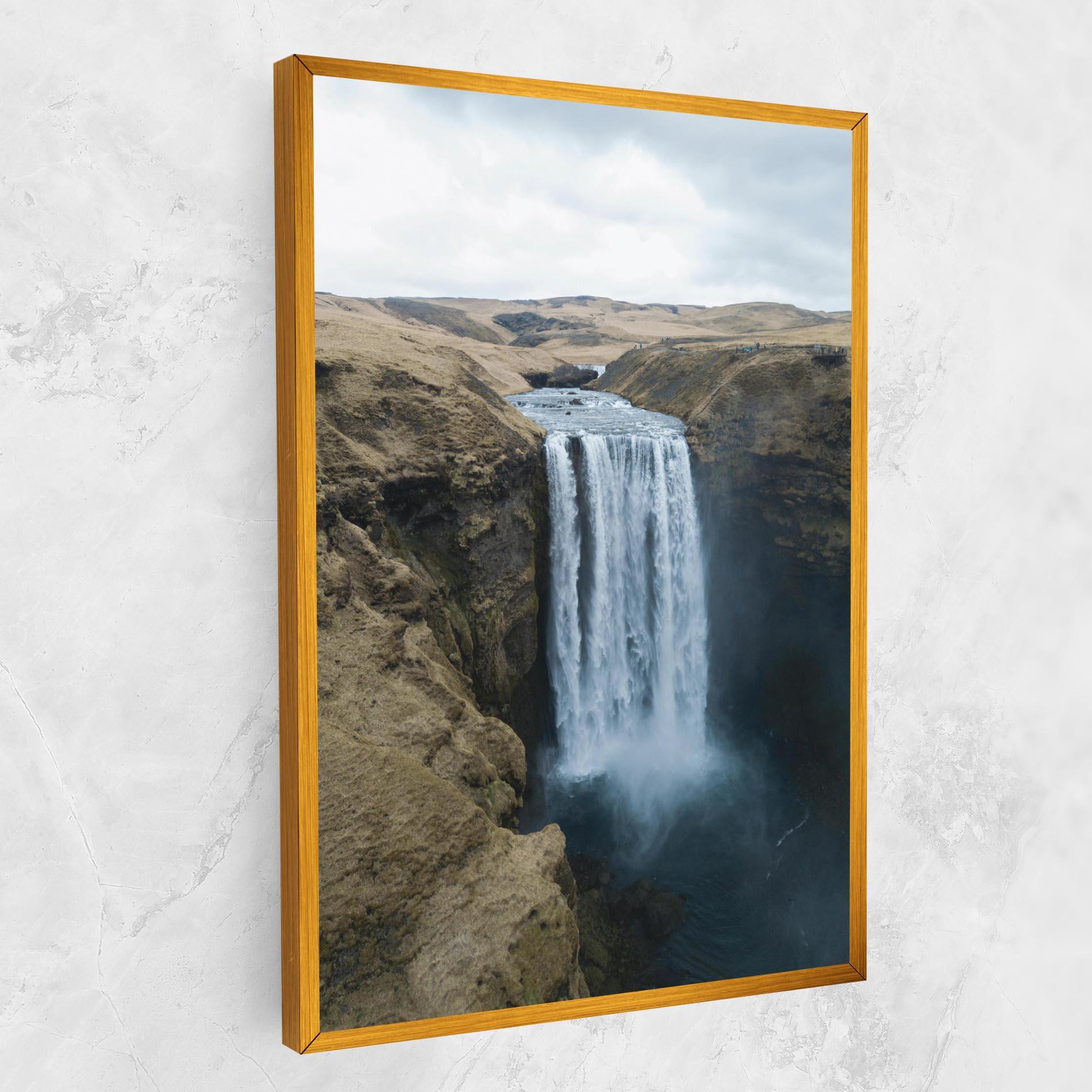 Obraz na Płótnie Desert Vibe Waterfall mockup 1