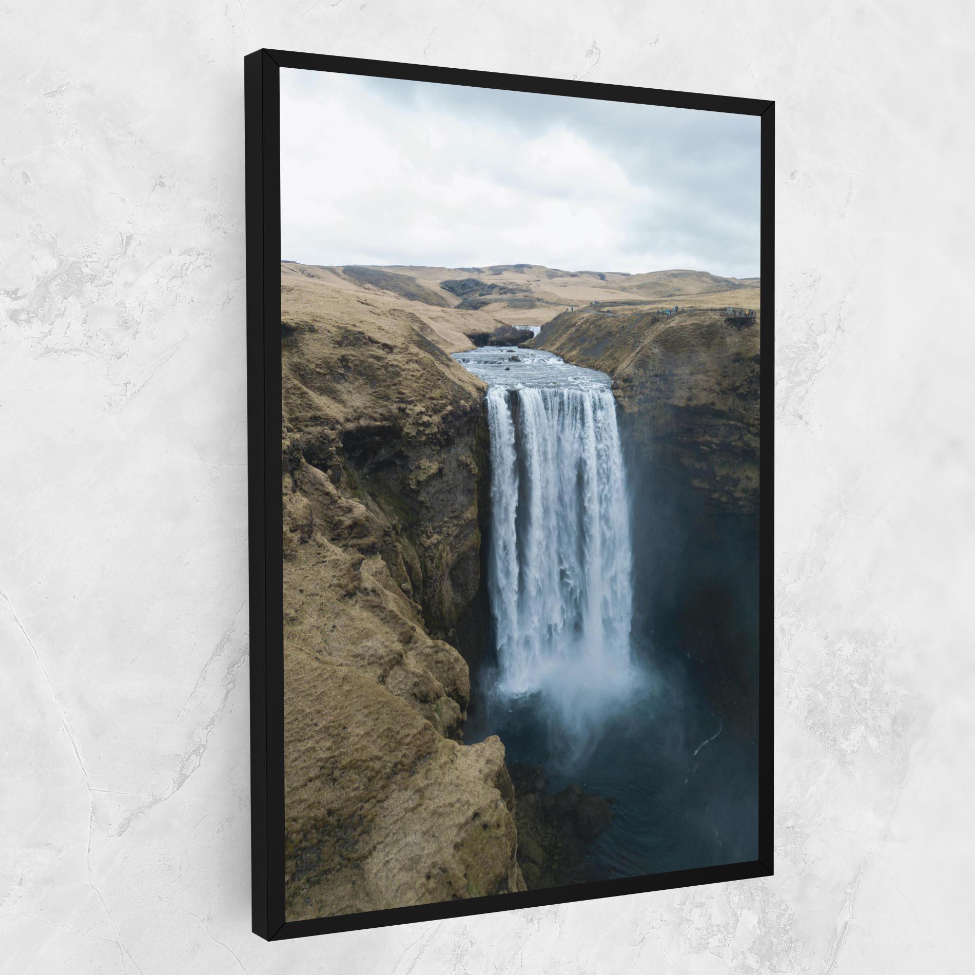 Obraz na Płótnie Desert Vibe Waterfall mockup 1