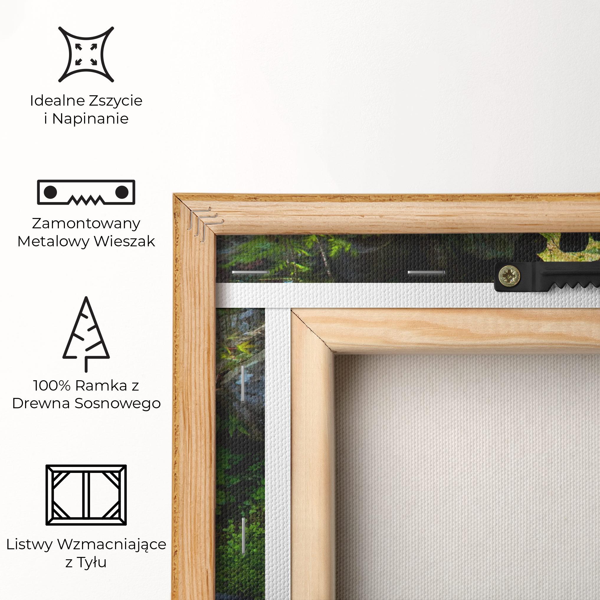 Obraz na Płótnie Jungle View Waterfall mockup 5