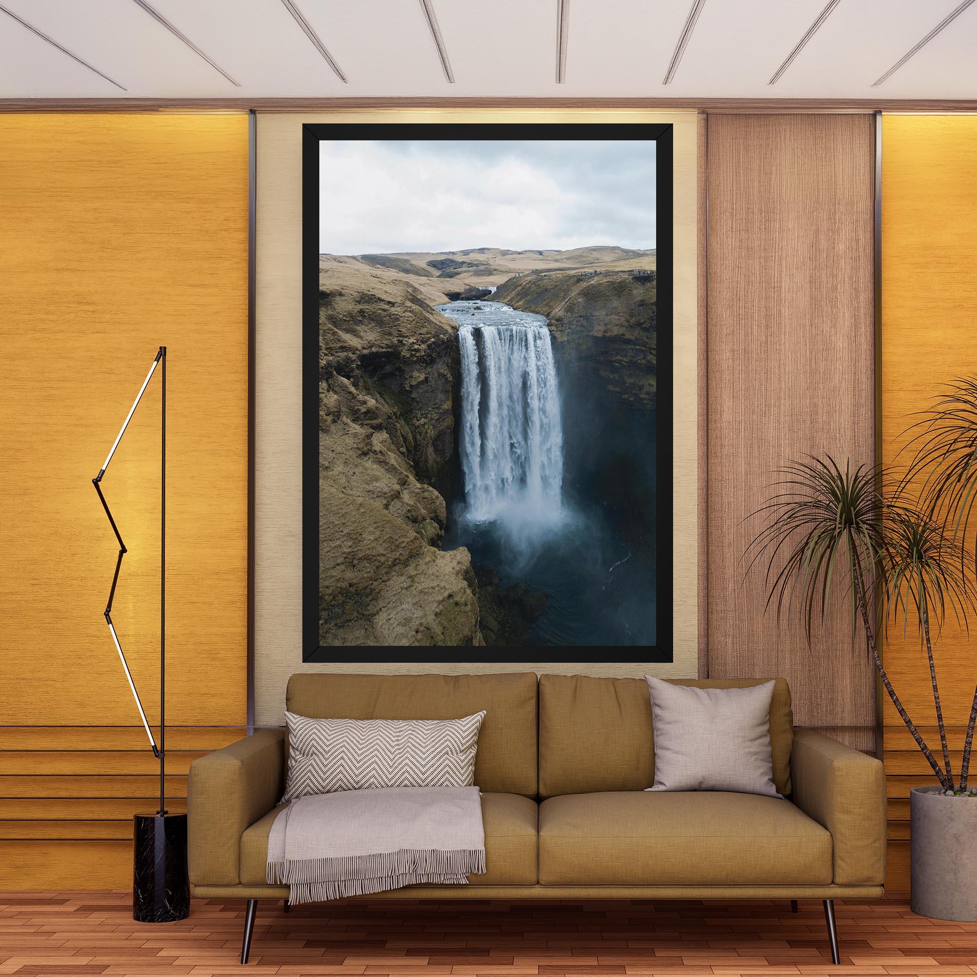 Obraz na Płótnie Desert Vibe Waterfall mockup 9