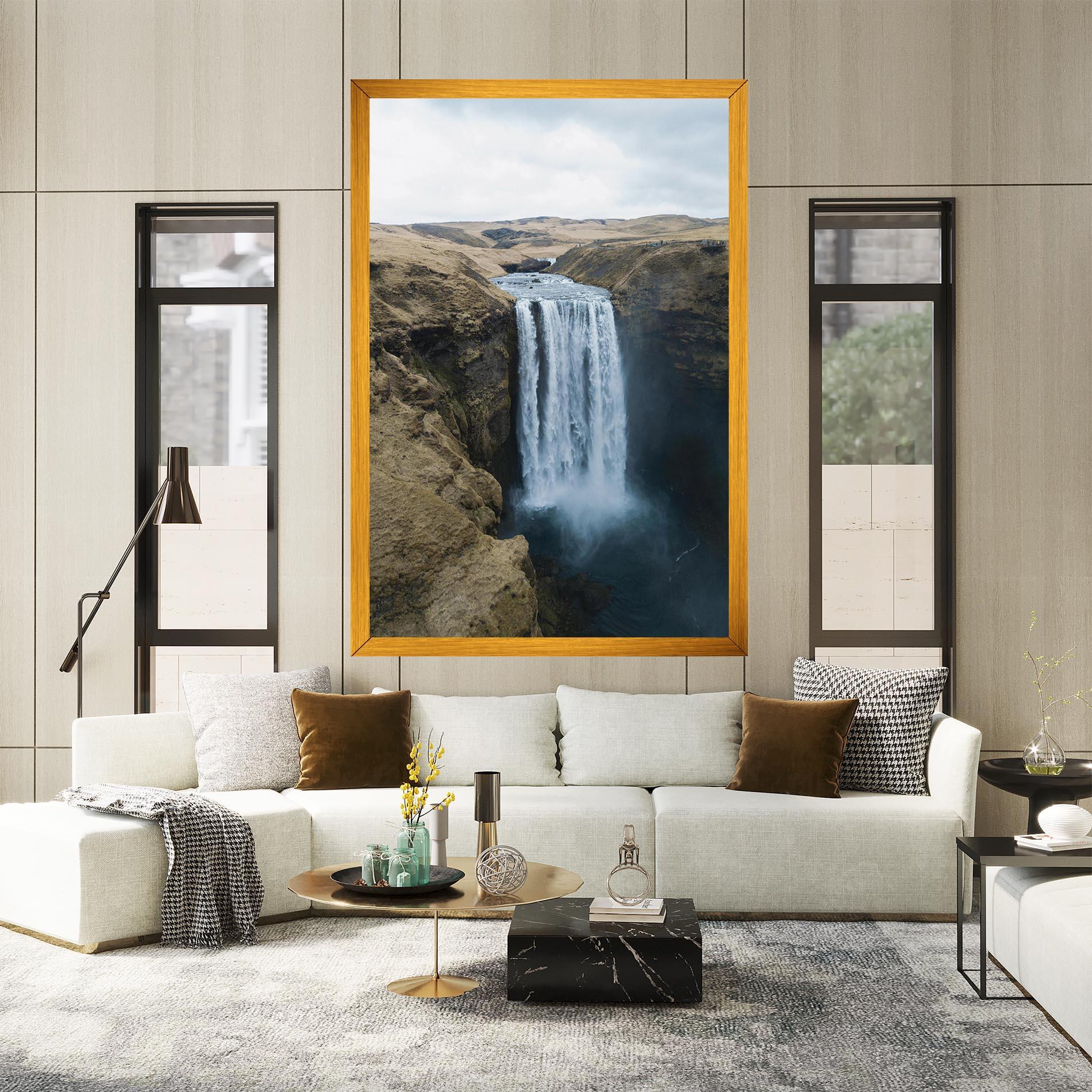 Obraz na Płótnie Desert Vibe Waterfall mockup 2