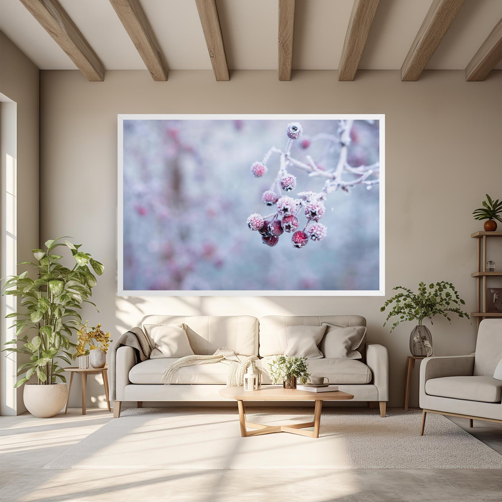 Obraz na Płótnie Red Winter Fruits mockup 6