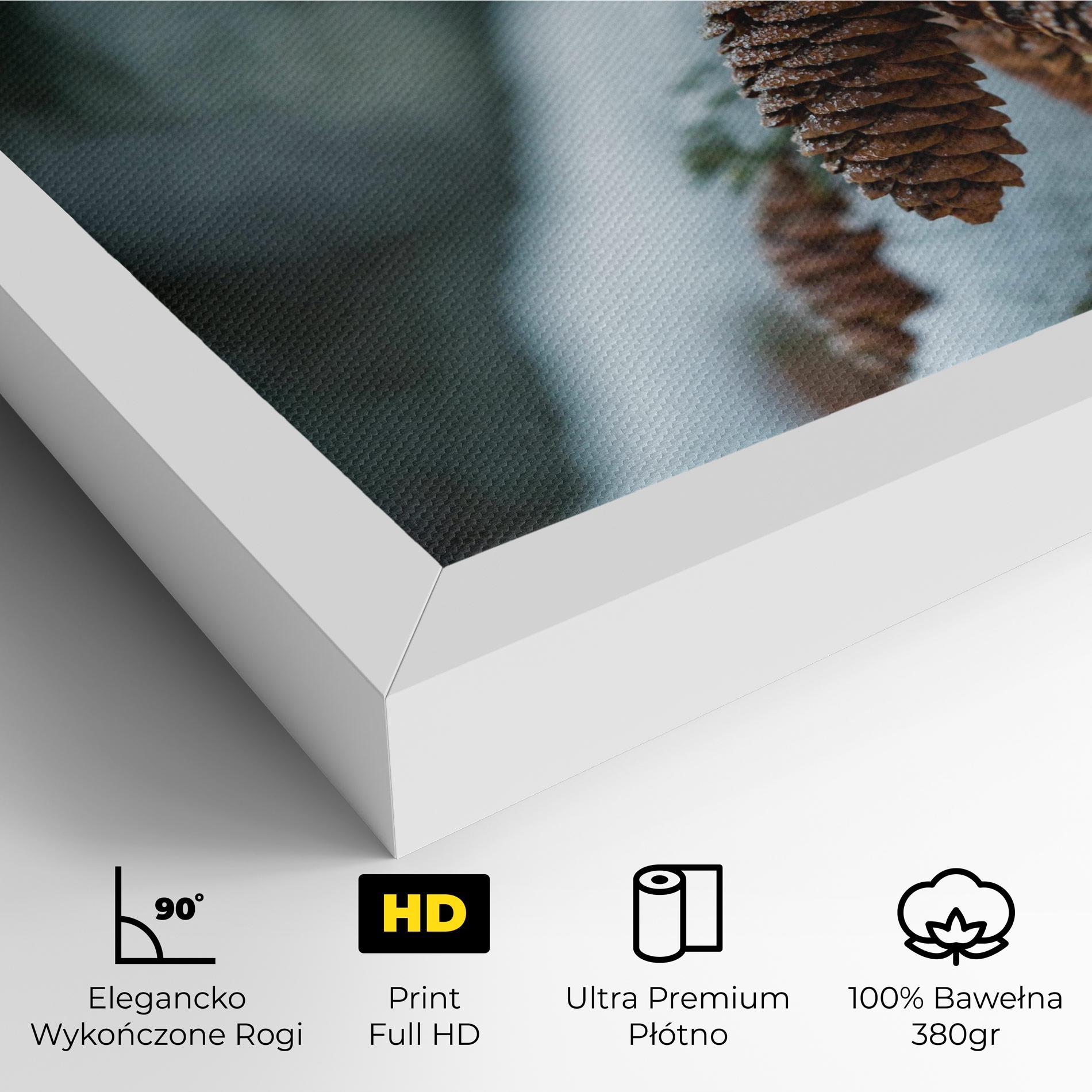 Obraz na Płótnie Pretty Snow Cones mockup 4