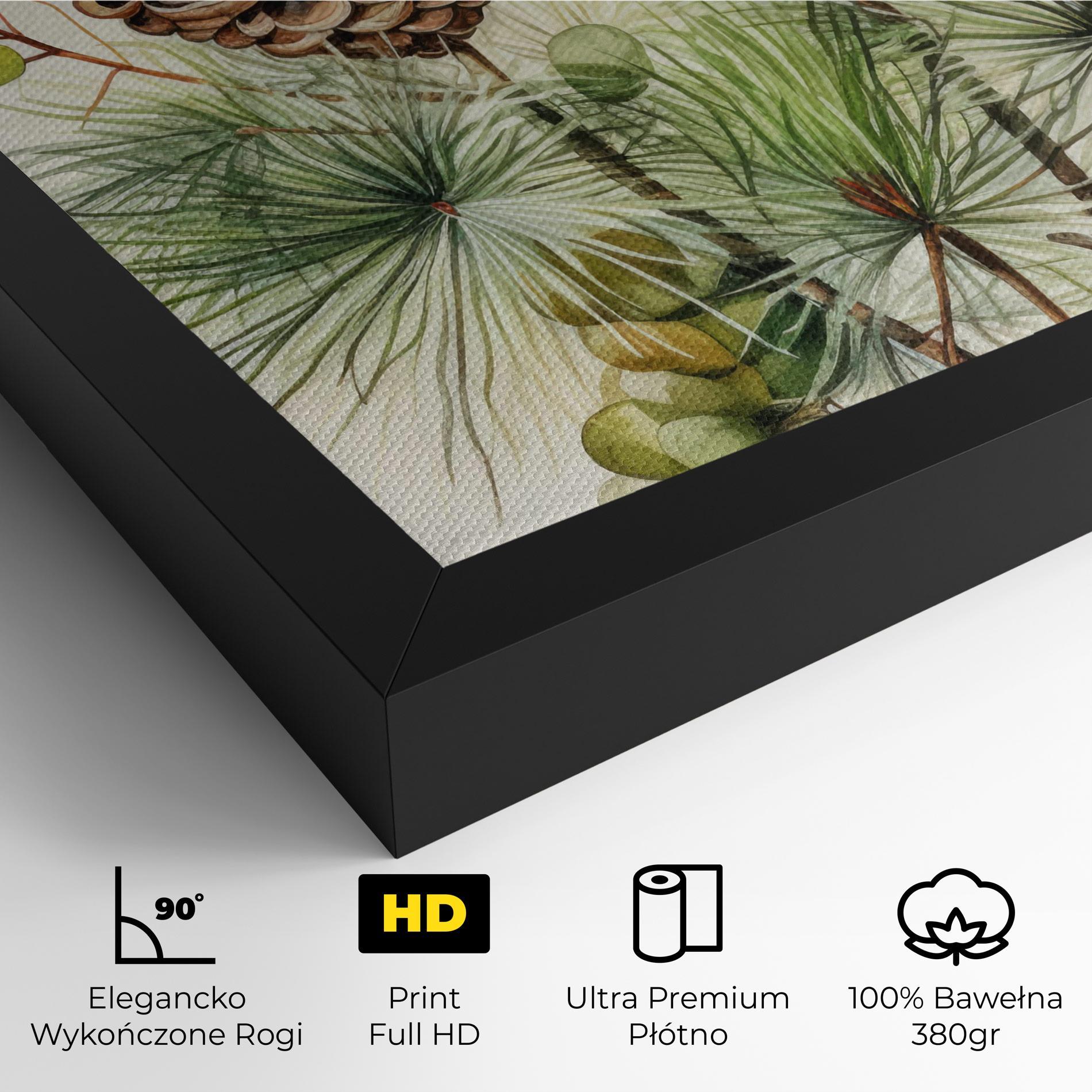 Obraz na Płótnie Brown Cones mockup 4