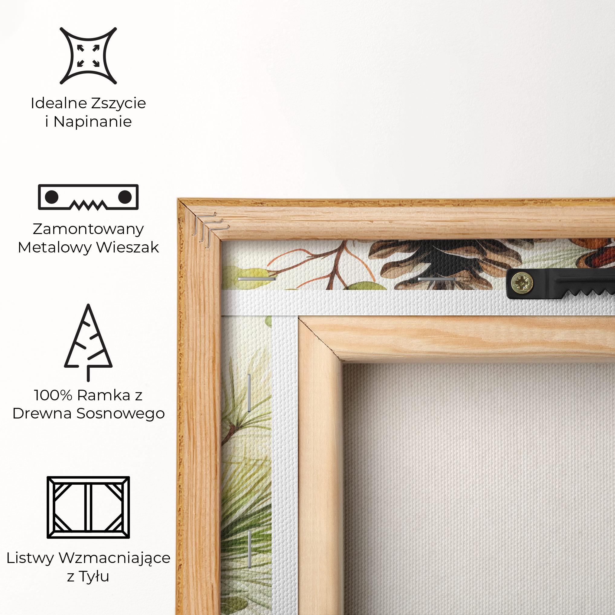 Obraz na Płótnie Brown Cones mockup 5