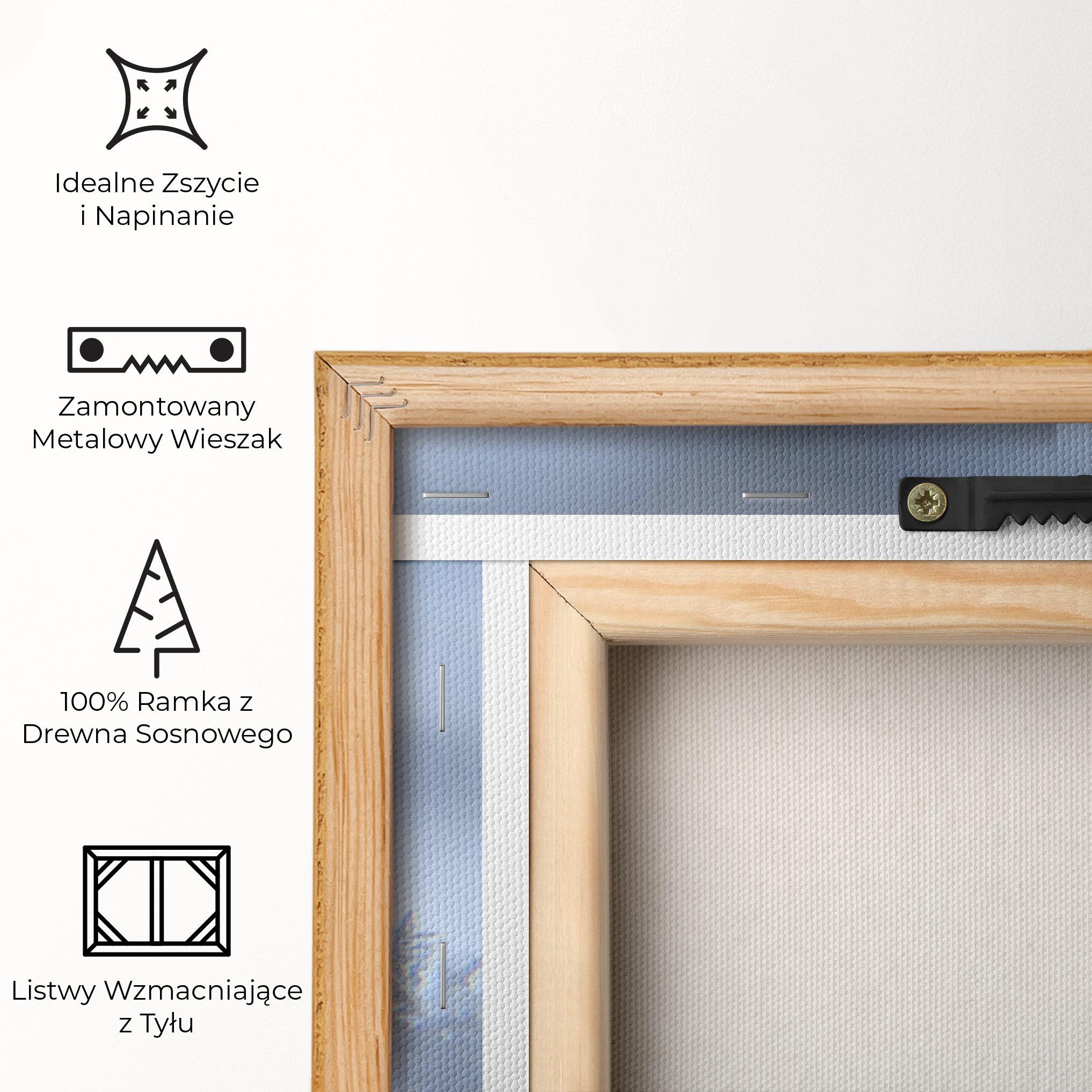 Obraz na Płótnie Pretty Snowflake mockup 5