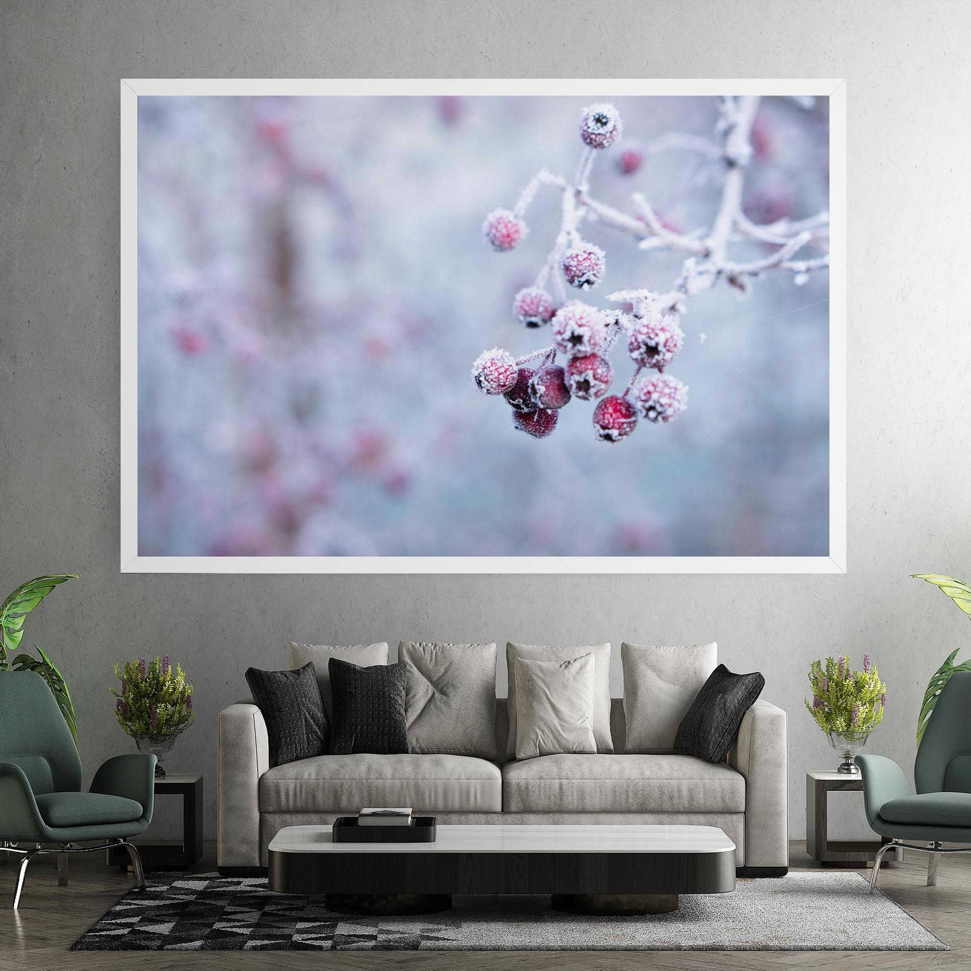 Obraz na Płótnie Red Winter Fruits mockup 7