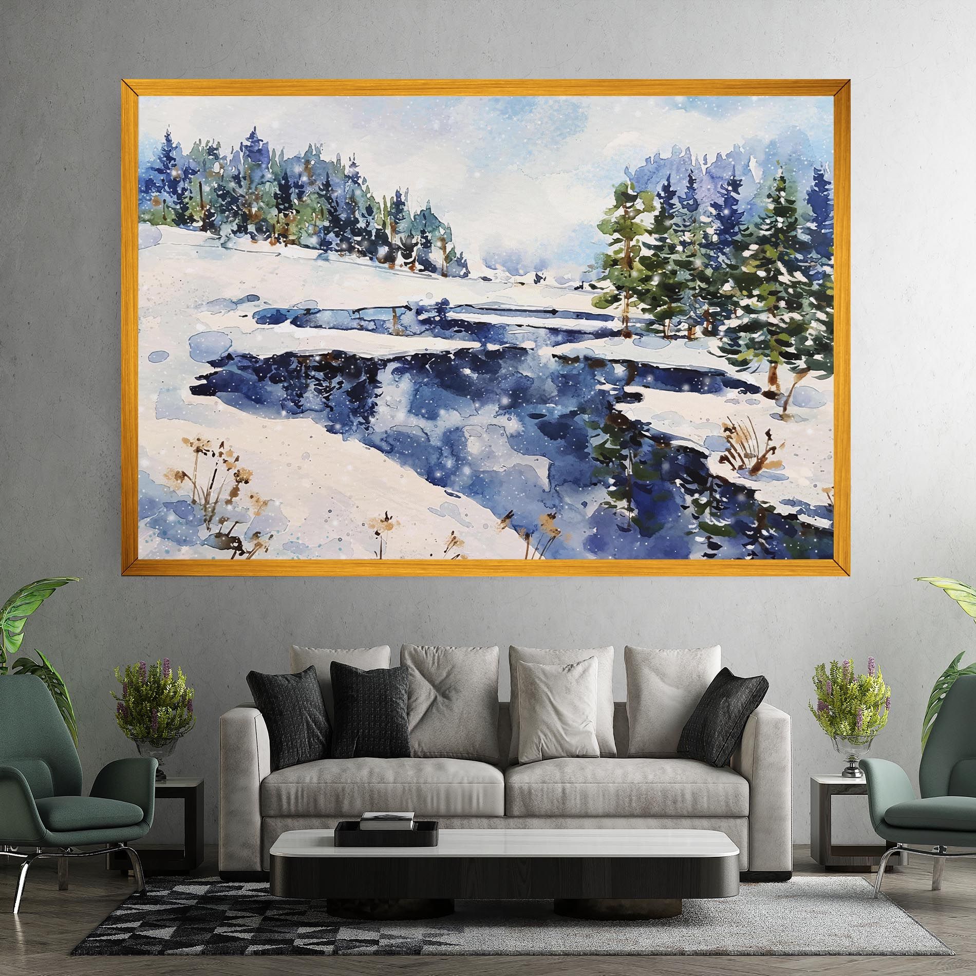 Winter Painting mockup 7
