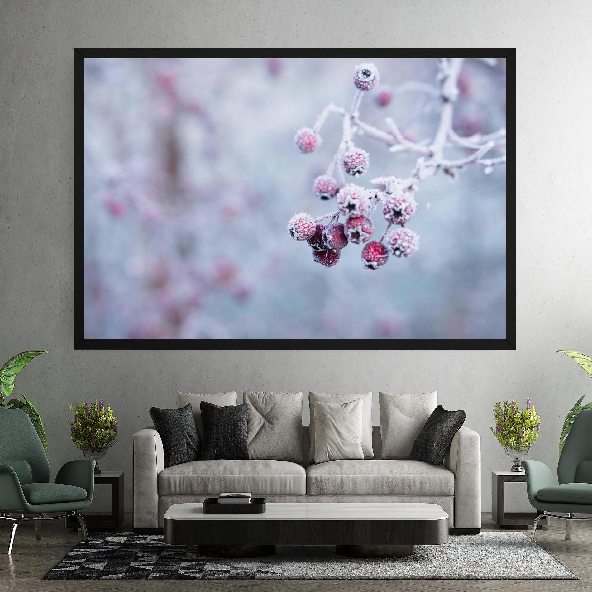 Obraz na Płótnie Red Winter Fruits mockup 7