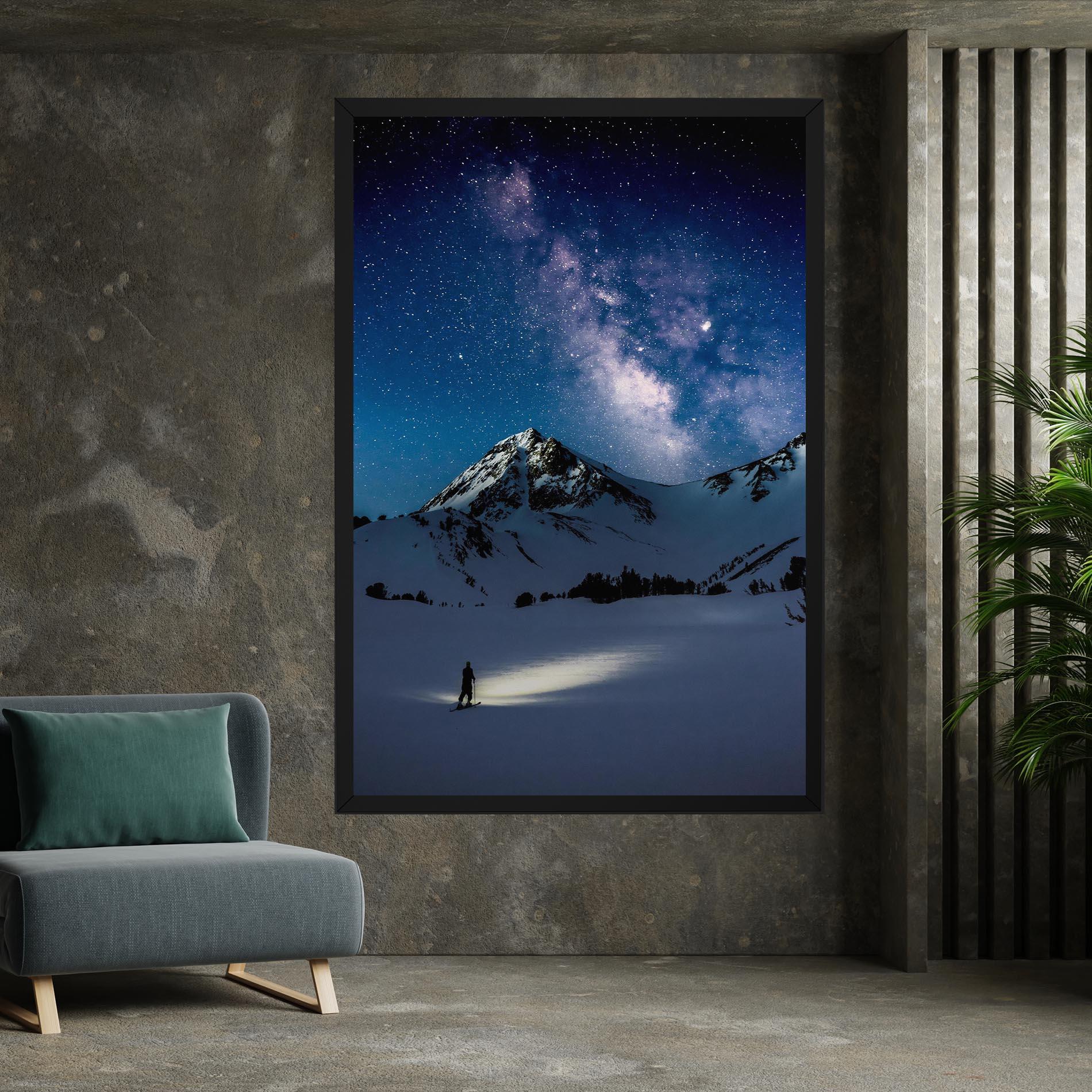 Obraz na Płótnie Pretty Sky Winter mockup 7