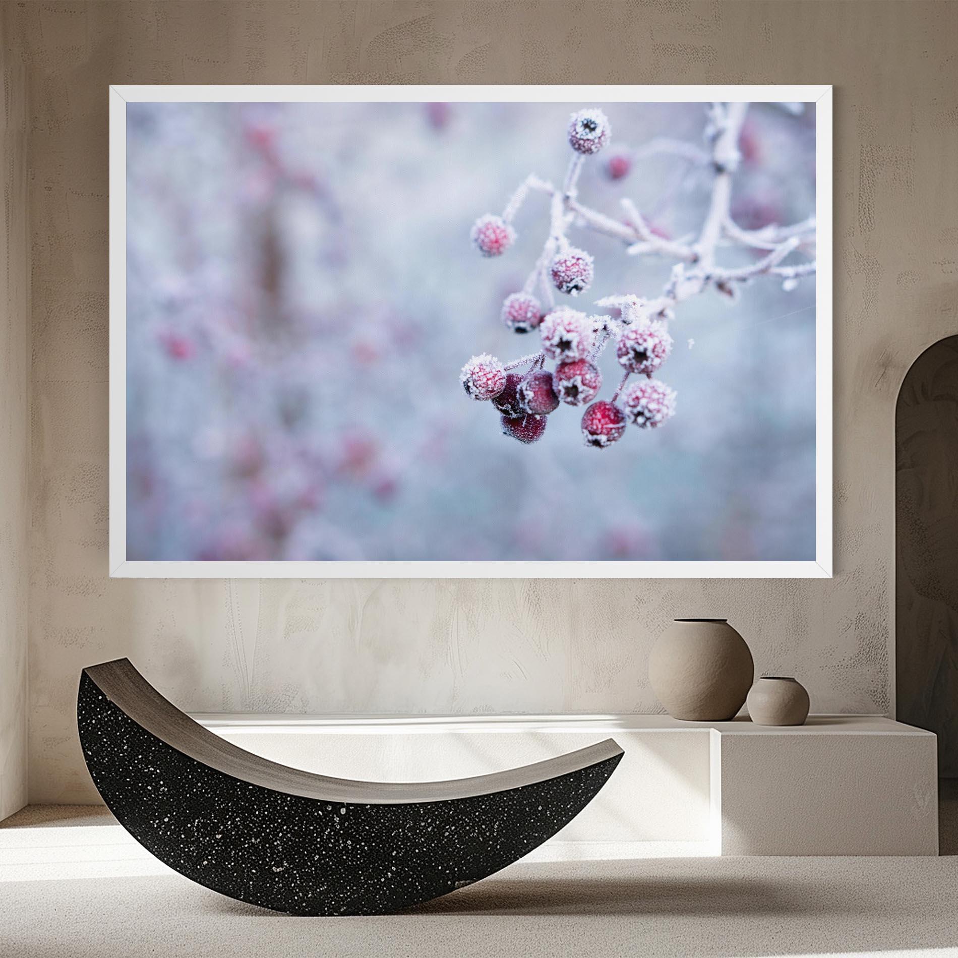 Obraz na Płótnie Red Winter Fruits mockup 8