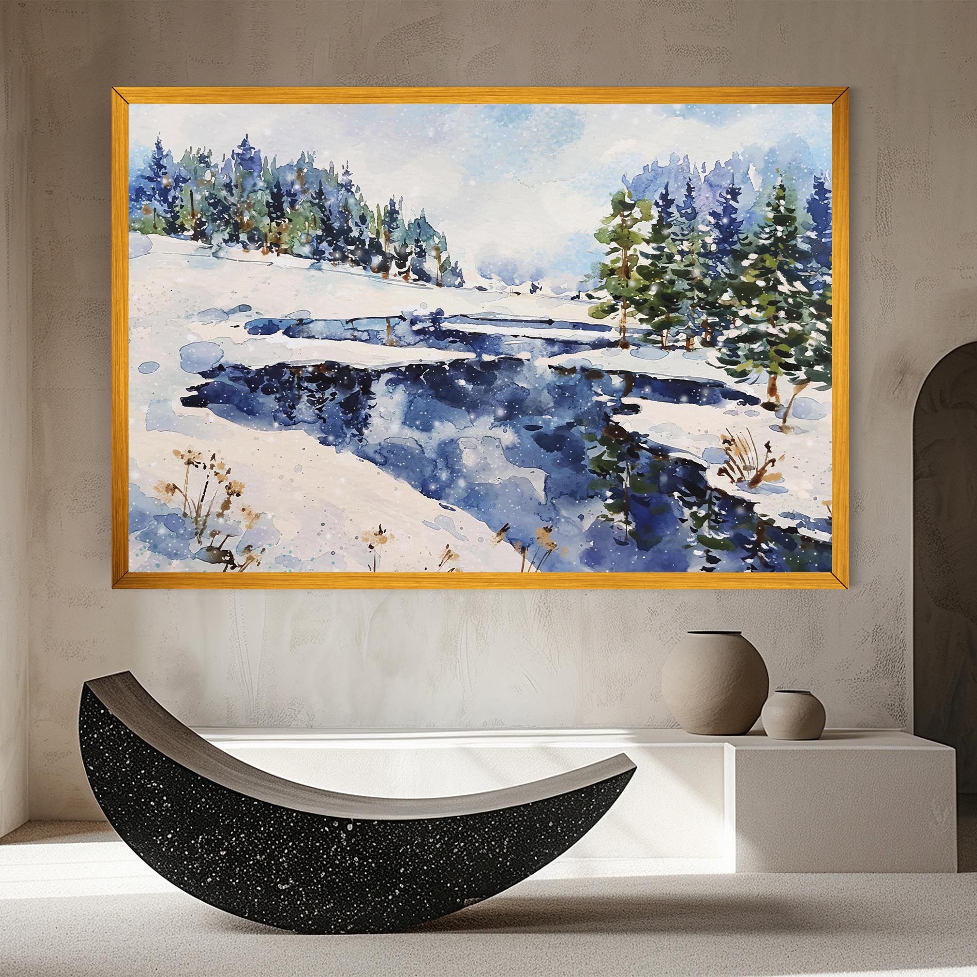 Winter Painting mockup 8