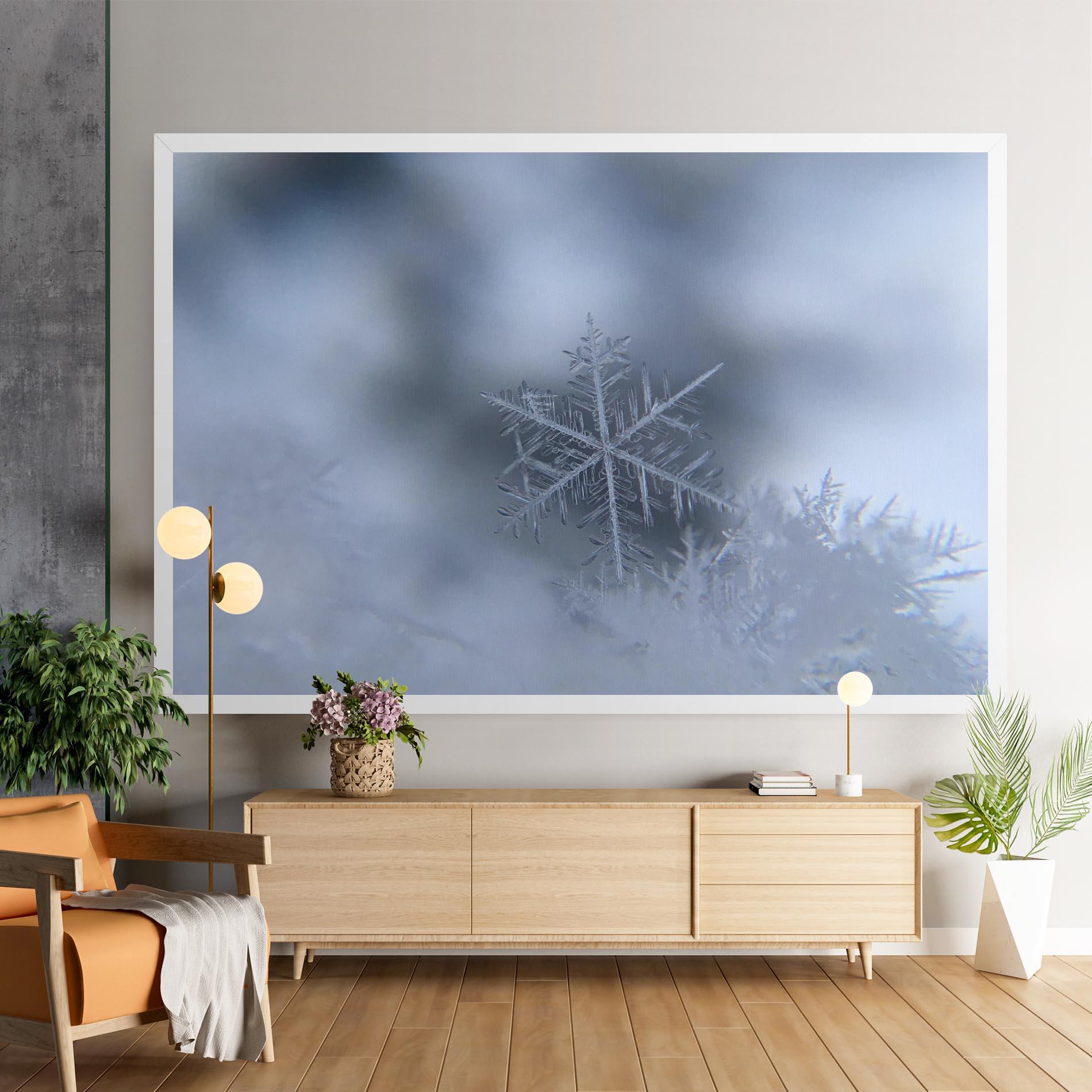 Obraz na Płótnie Pretty Snowflake mockup 9
