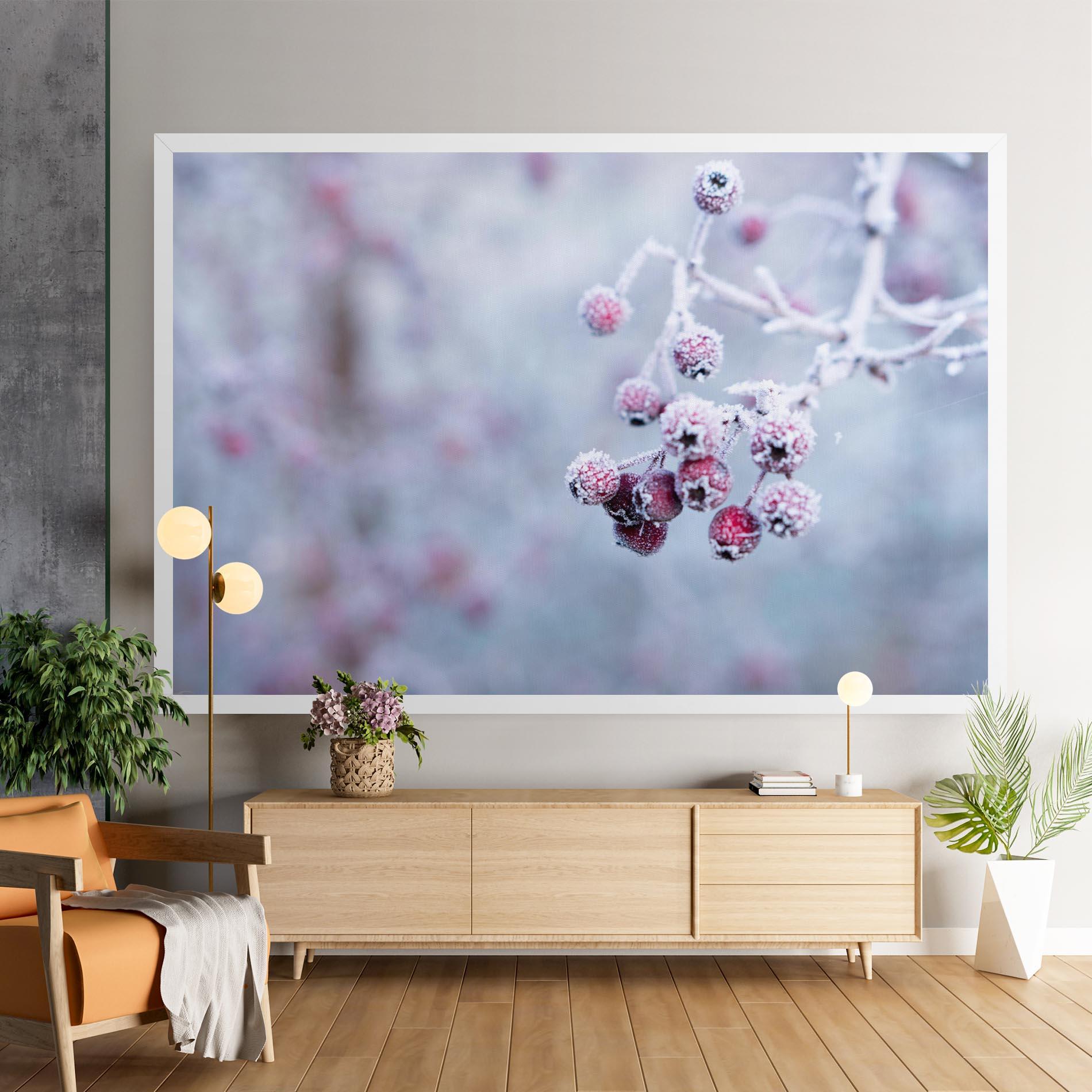 Obraz na Płótnie Red Winter Fruits mockup 9