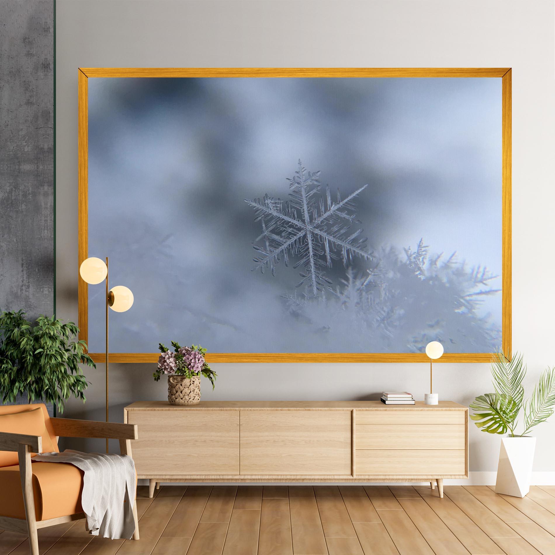 Obraz na Płótnie Pretty Snowflake mockup 9