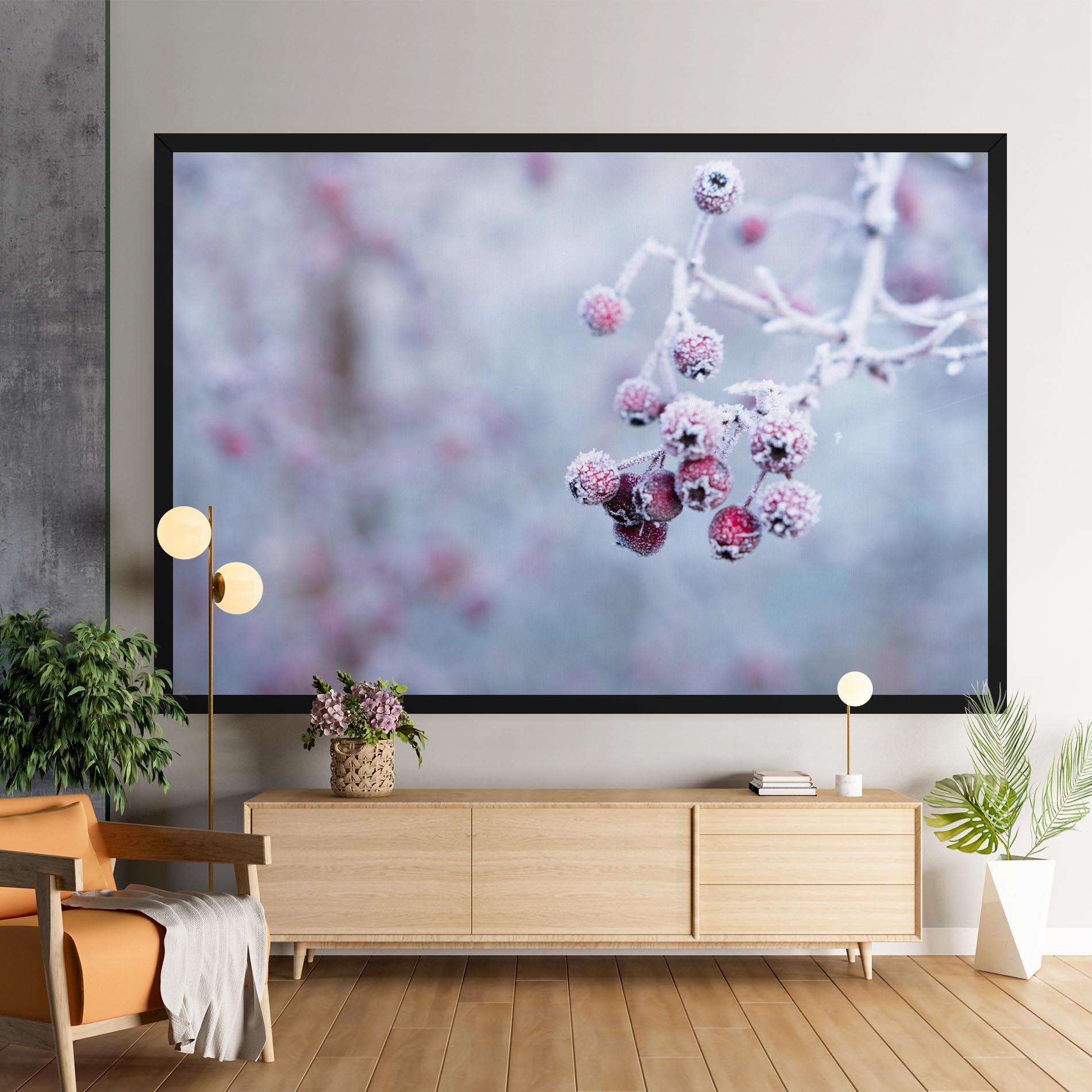 Obraz na Płótnie Red Winter Fruits mockup 9