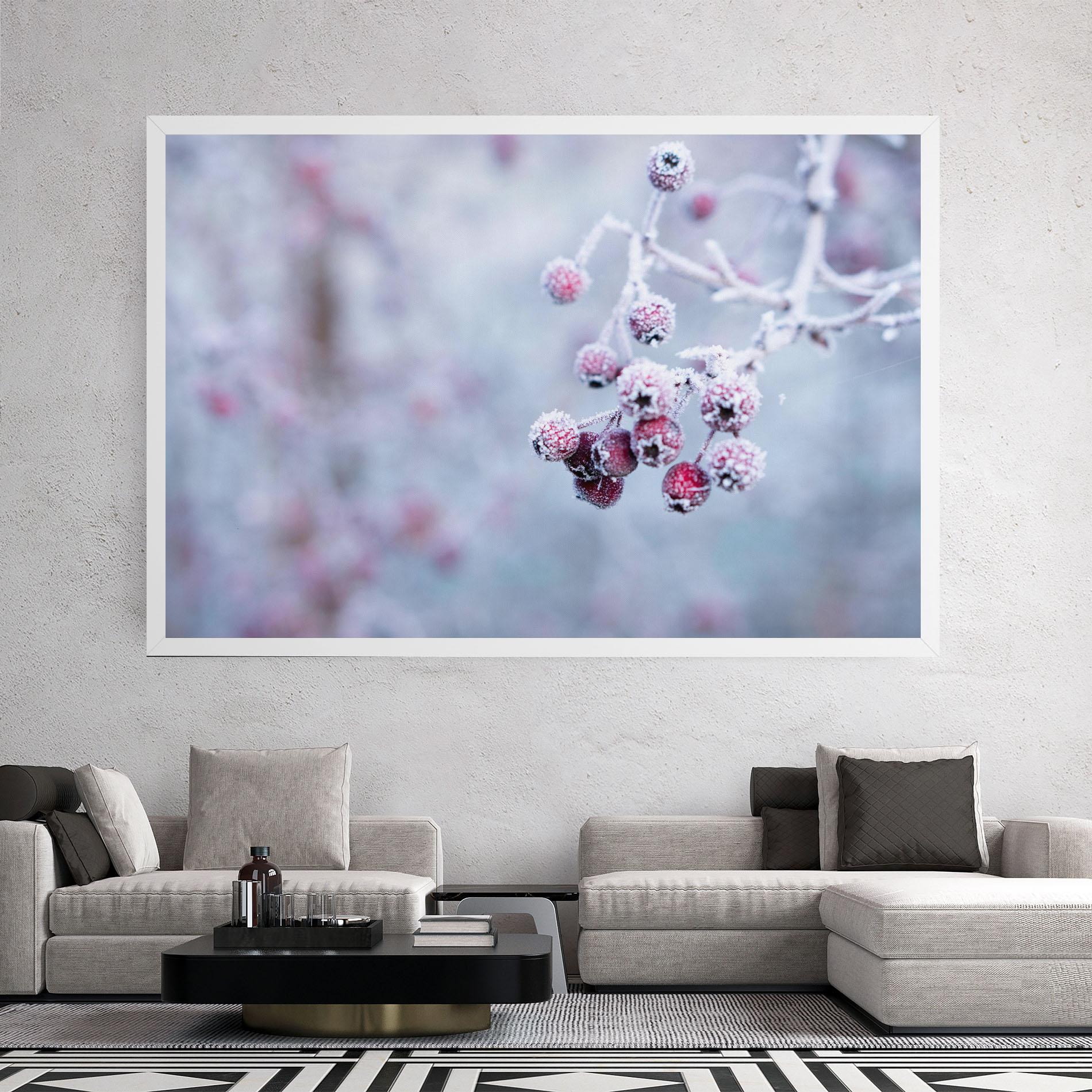 Obraz na Płótnie Red Winter Fruits mockup 2