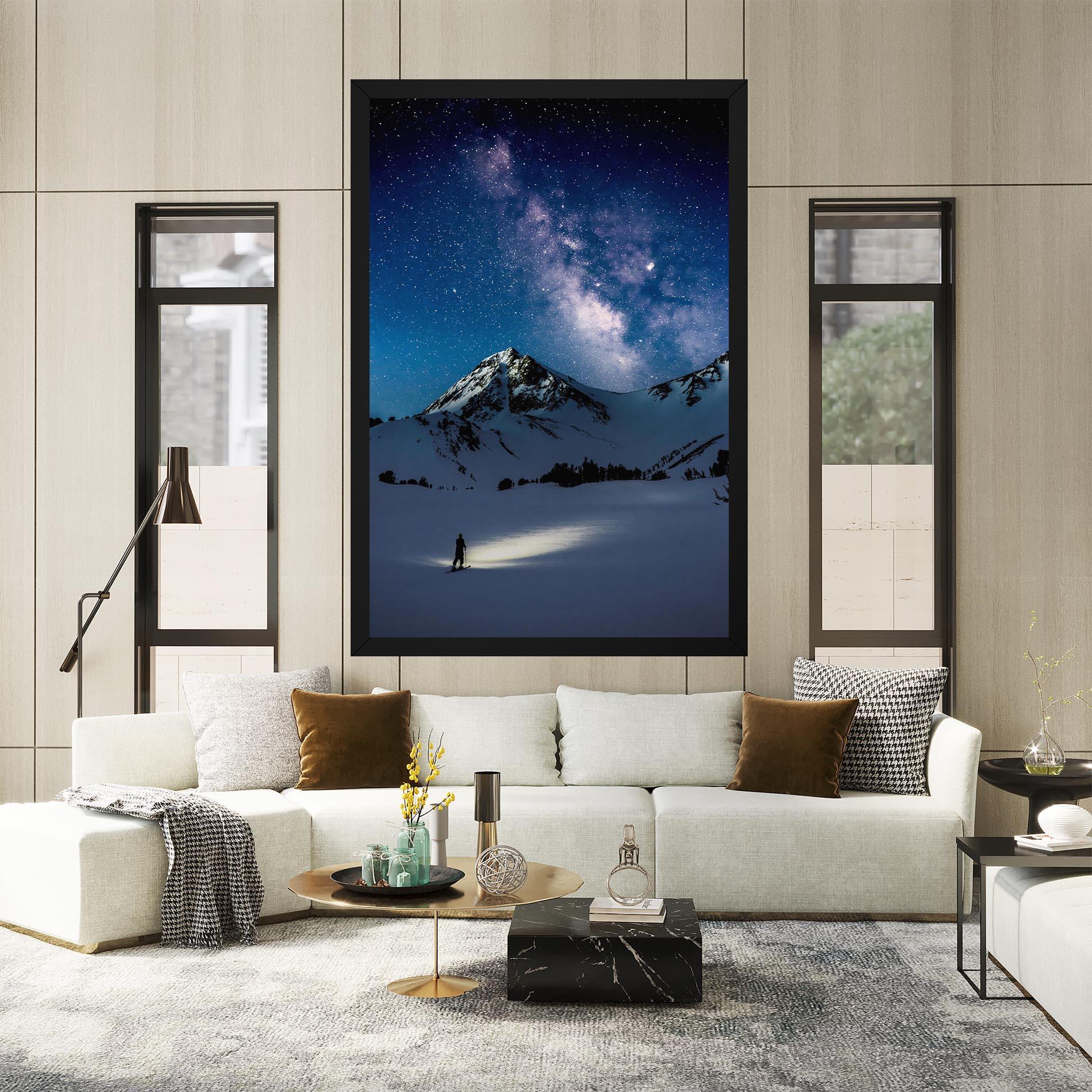 Obraz na Płótnie Pretty Sky Winter mockup 2