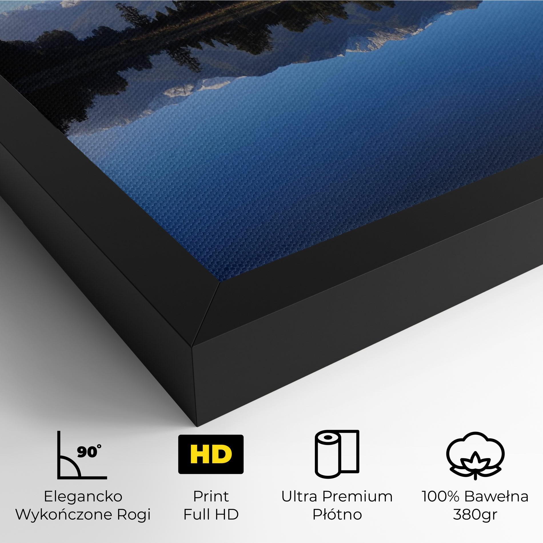 Obraz na Płótnie Forest View Lake mockup 4