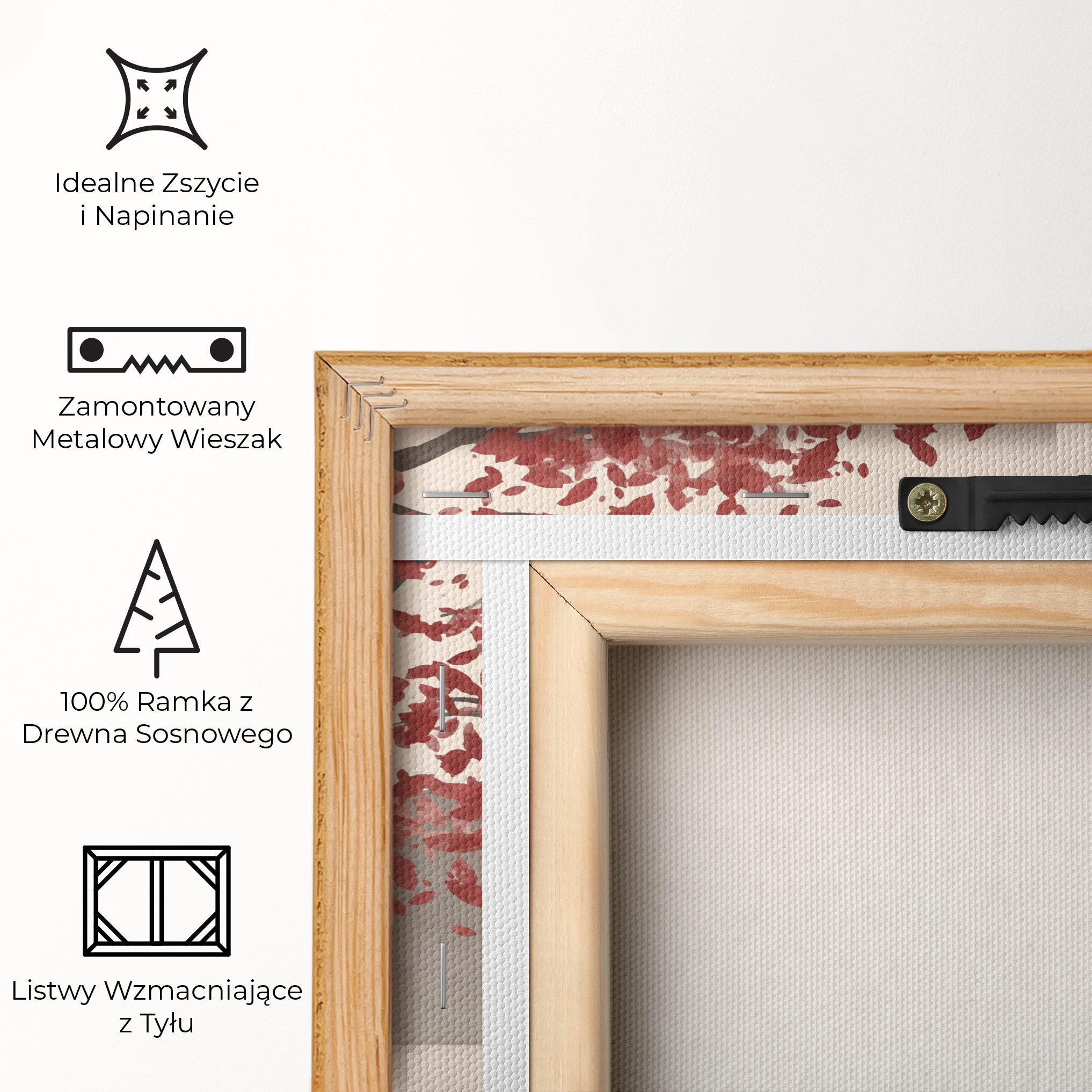 Obraz na Płótnie Red Tree Lake mockup 5