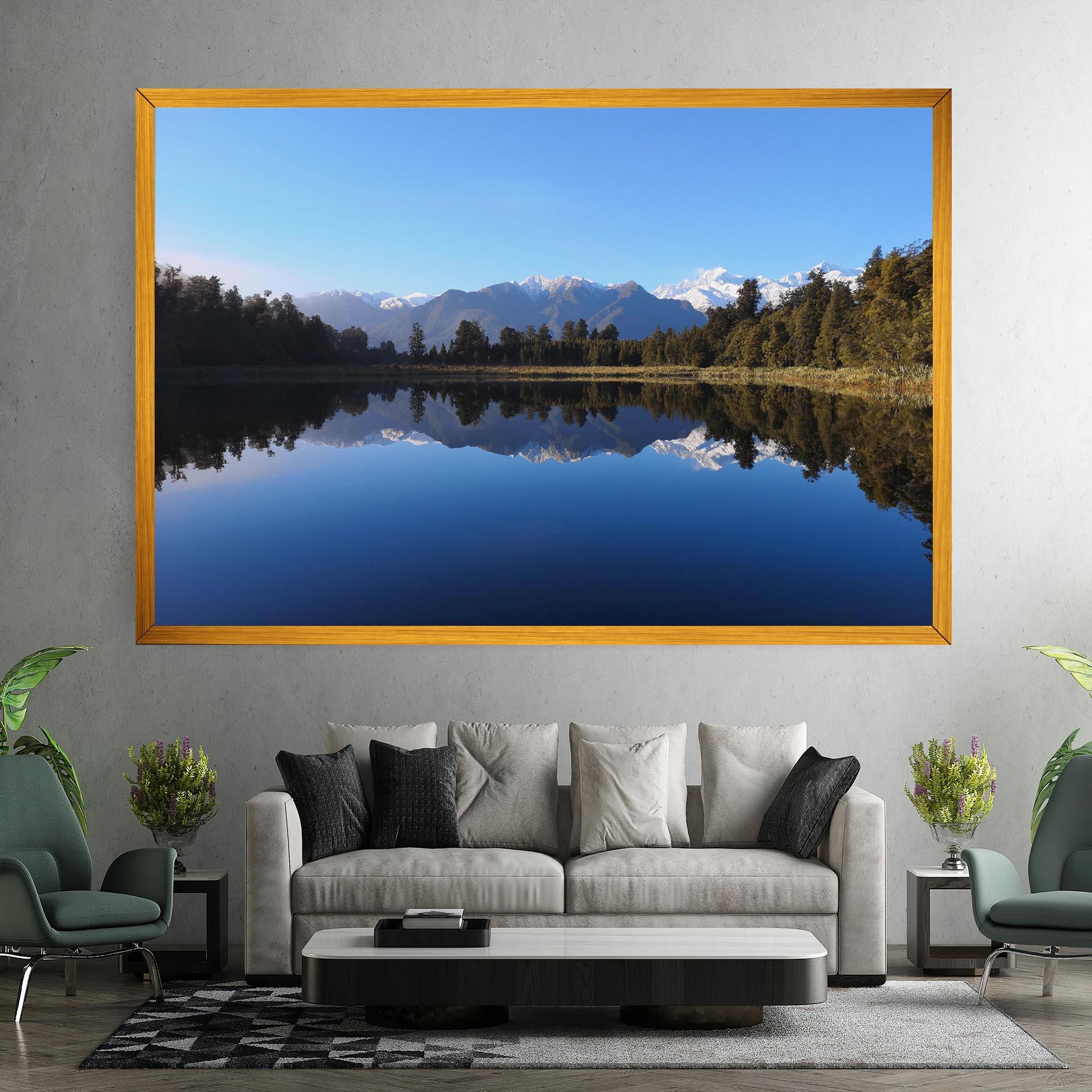 Obraz na Płótnie Forest View Lake mockup 7