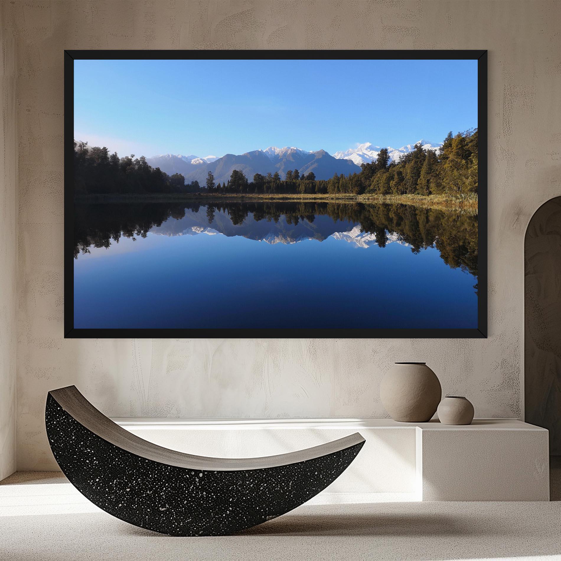 Obraz na Płótnie Forest View Lake mockup 8