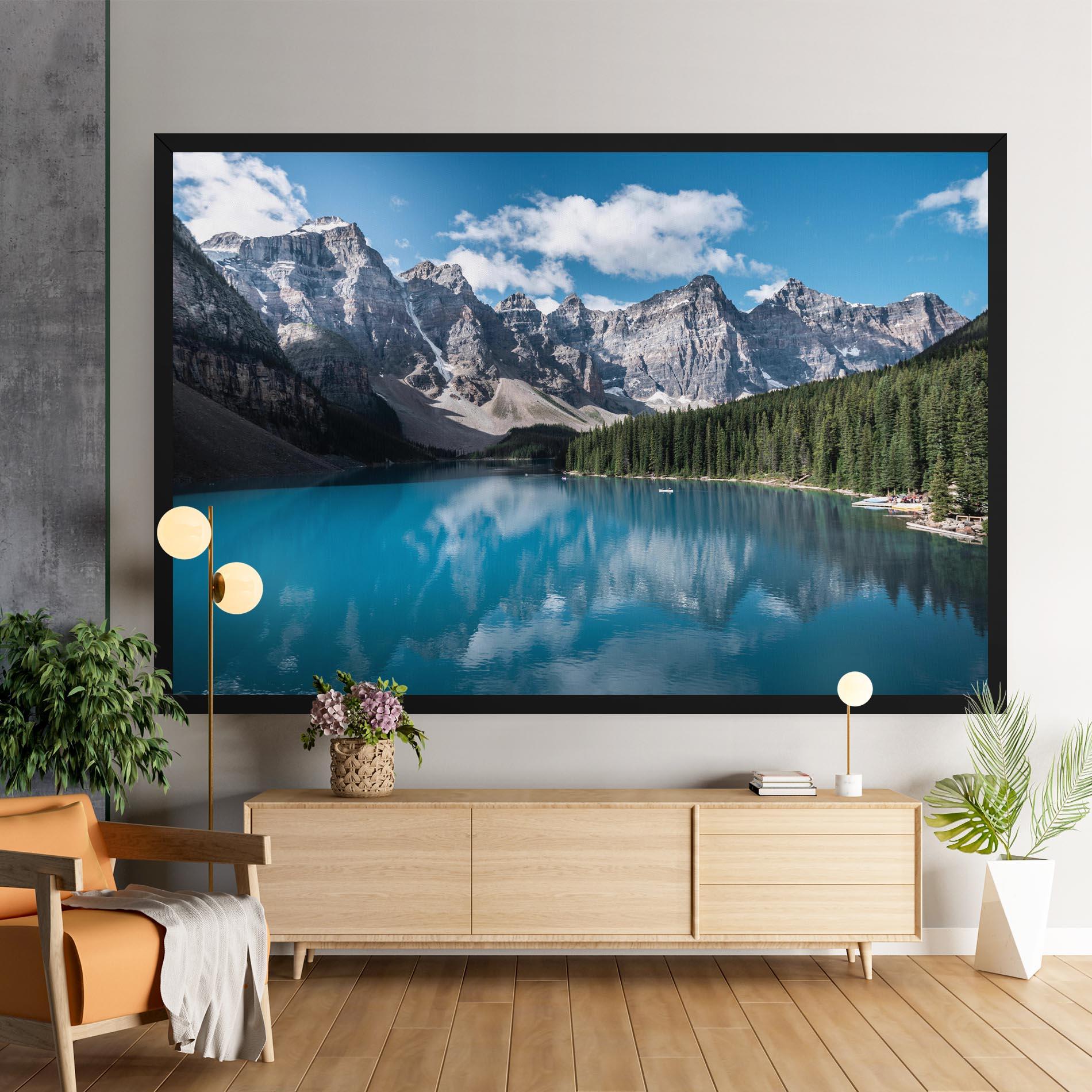 Obraz na Płótnie Beautiful Lake Canada mockup 9