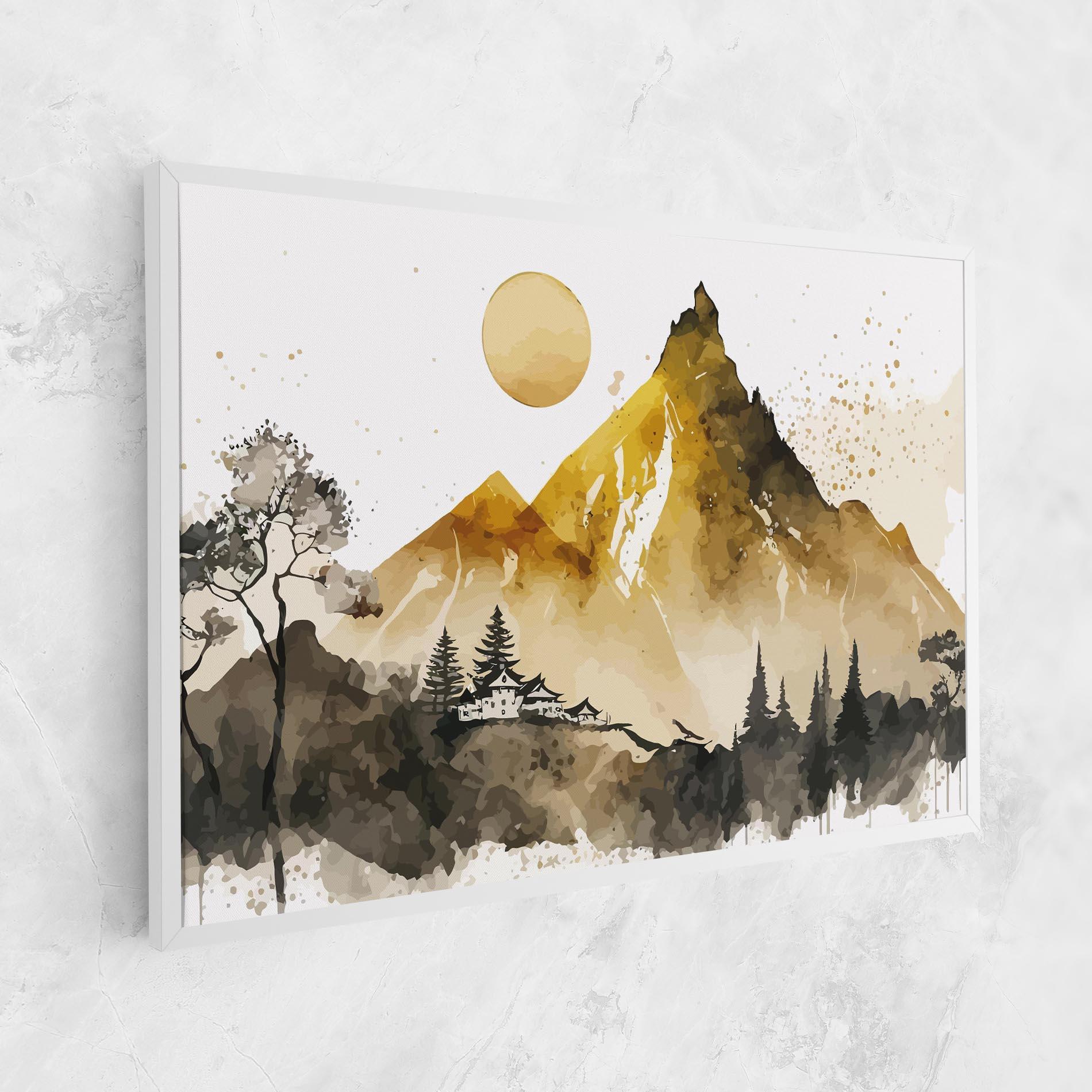 Obraz na Płótnie Gold Mountain Art mockup 1