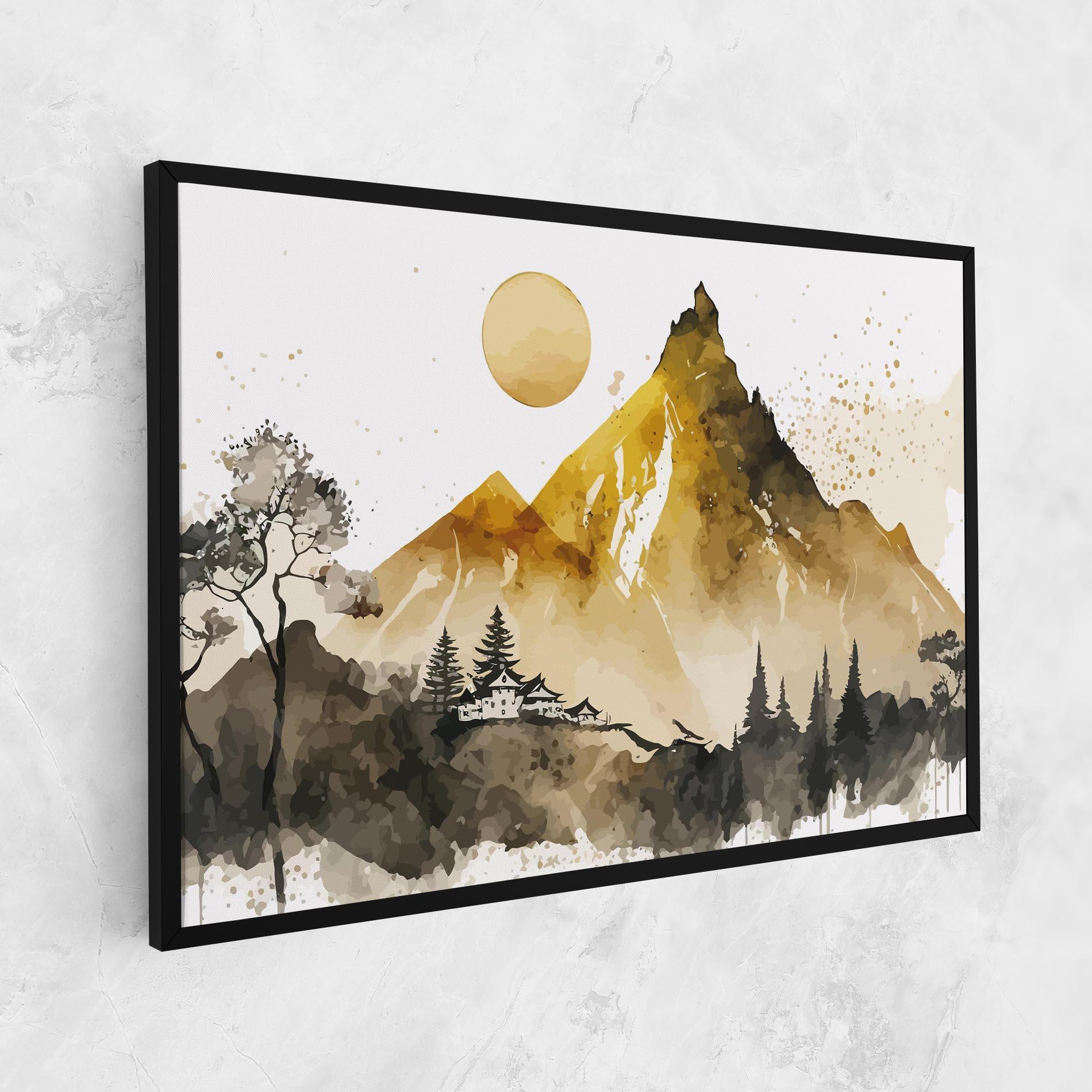 Obraz na Płótnie Gold Mountain Art mockup 1