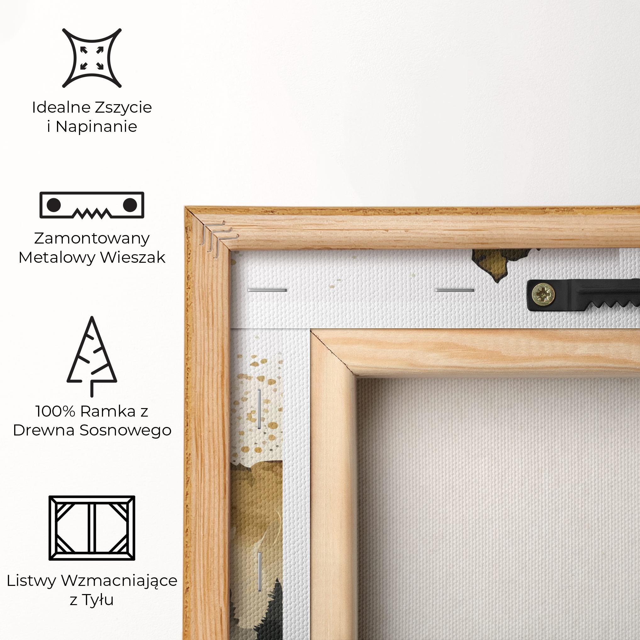 Obraz na Płótnie Gold Mountain Art mockup 5