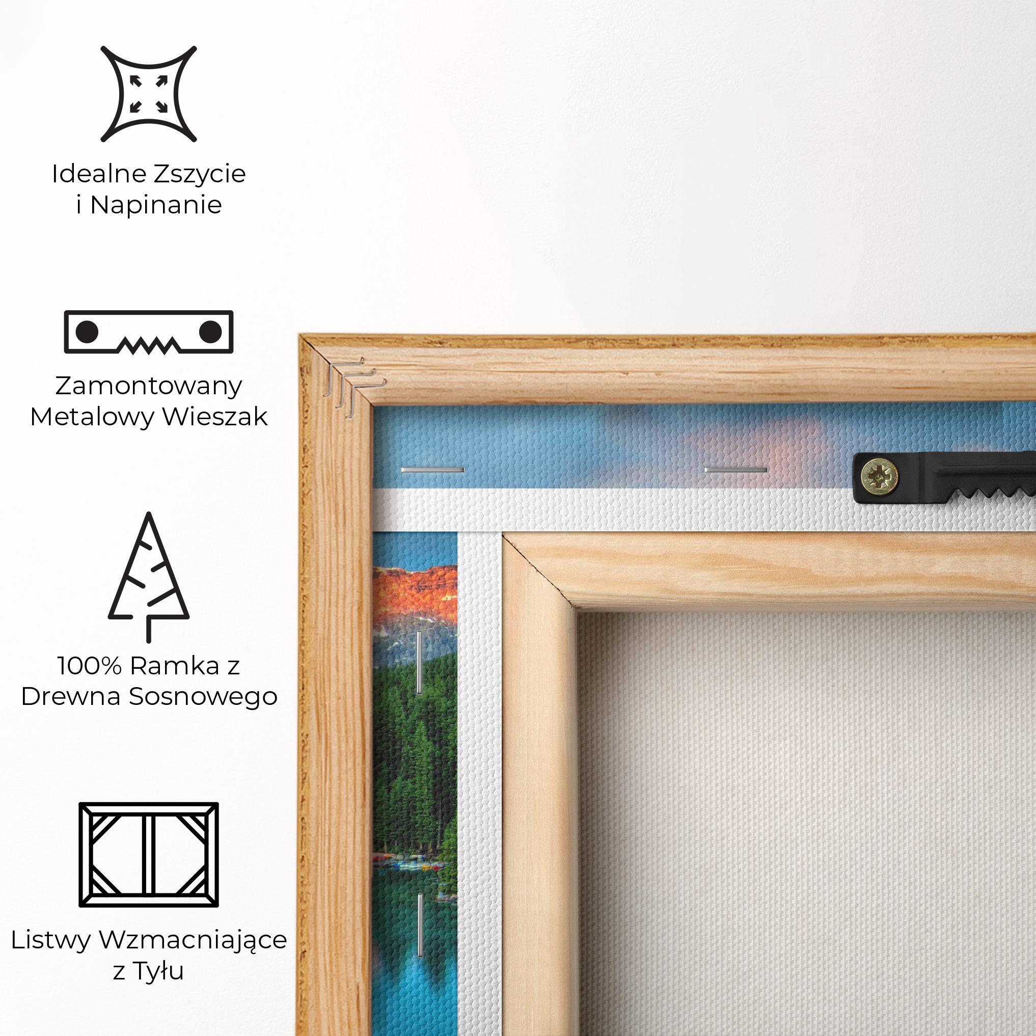 Obraz na Płótnie Lake Reflection mockup 5