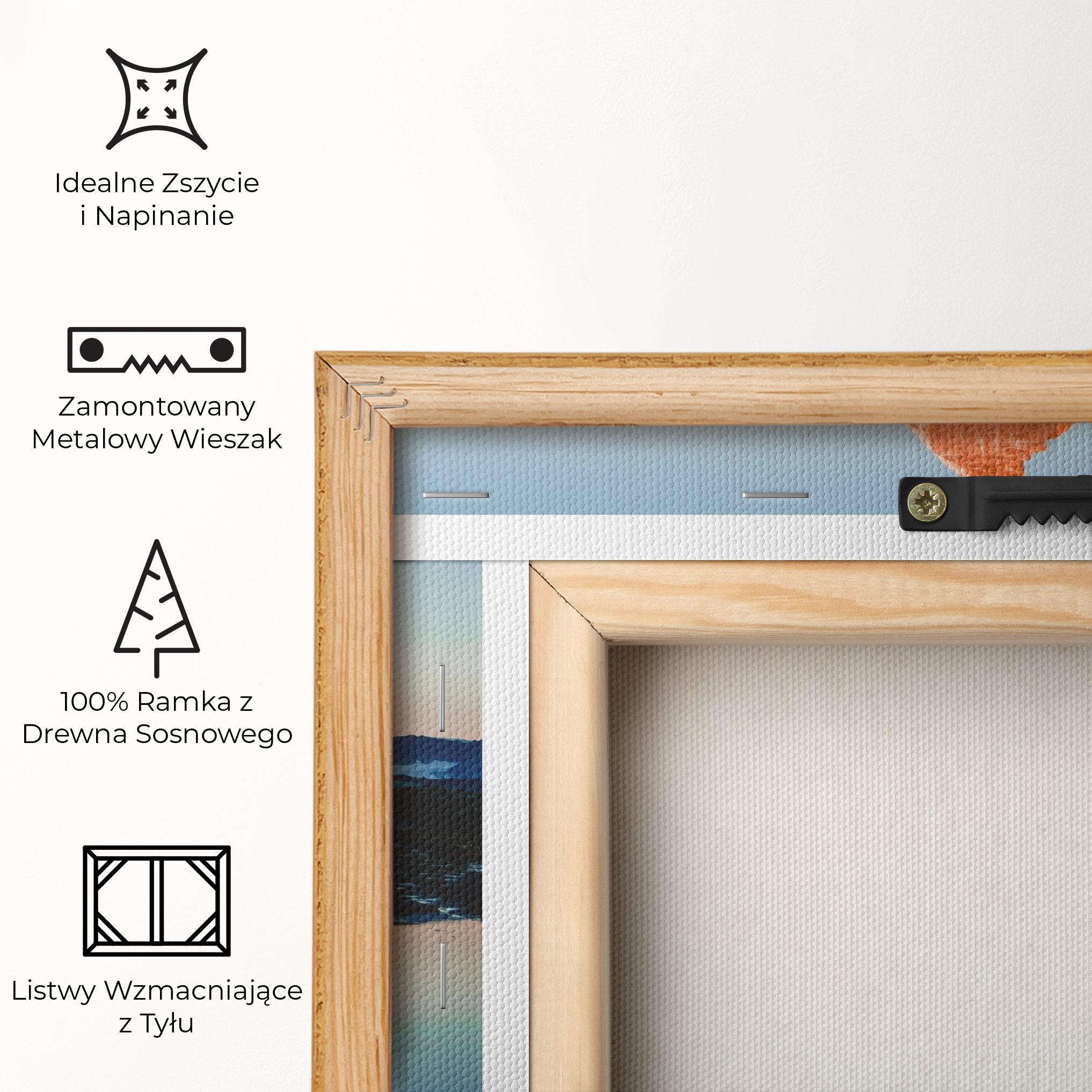 Obraz na Płótnie Mirror Mountain mockup 5