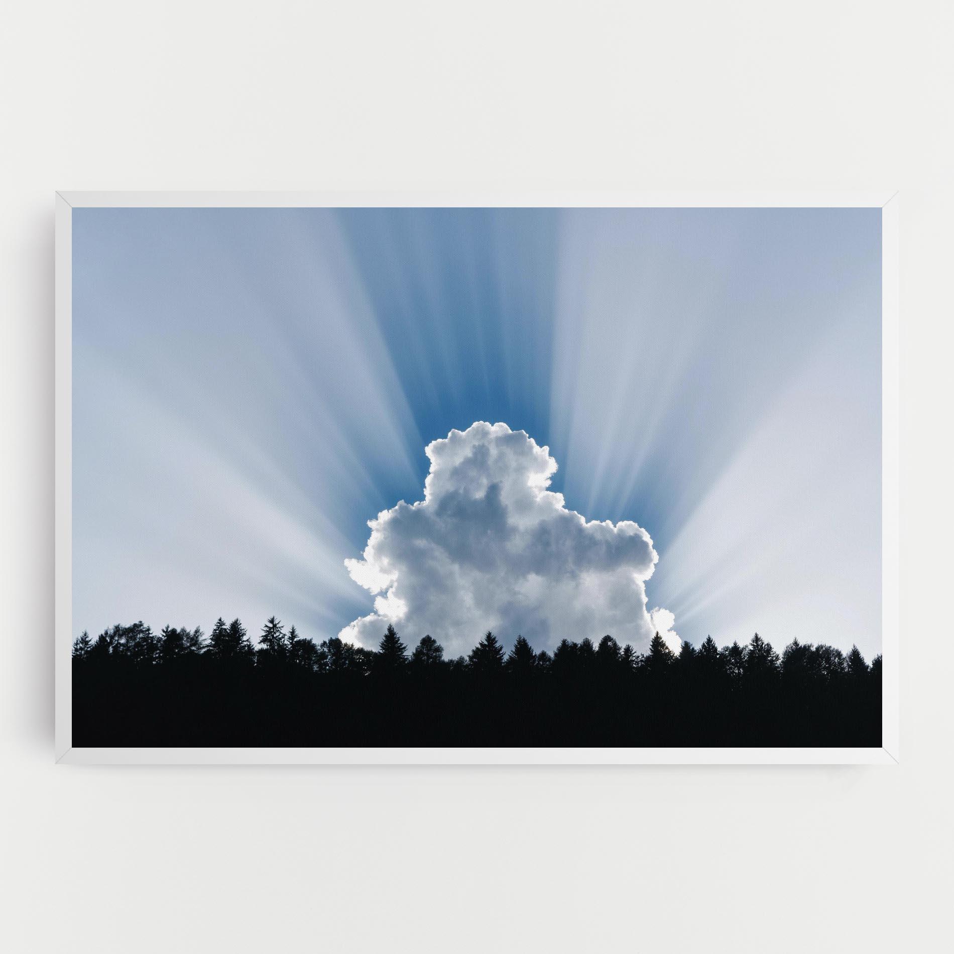 Obraz na Płótnie Big White Cloud Light mockup 0