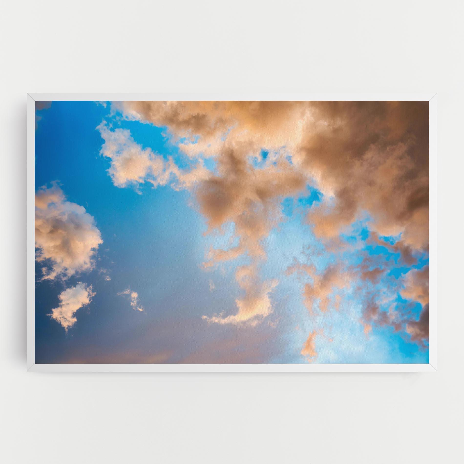 Obraz na Płótnie Clouds Blue Sky mockup 0