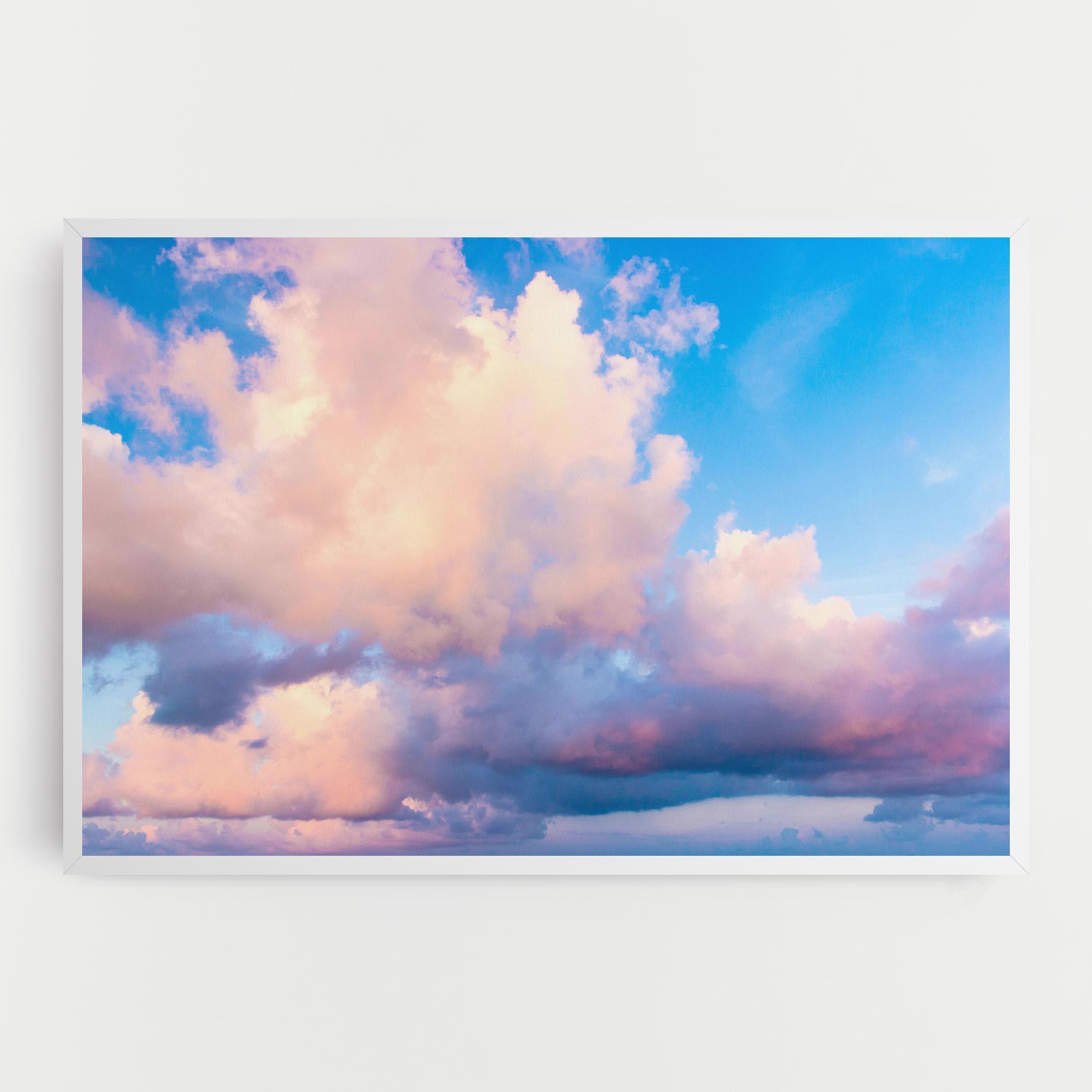 Obraz na Płótnie Dreamy Pink Clouds mockup 0