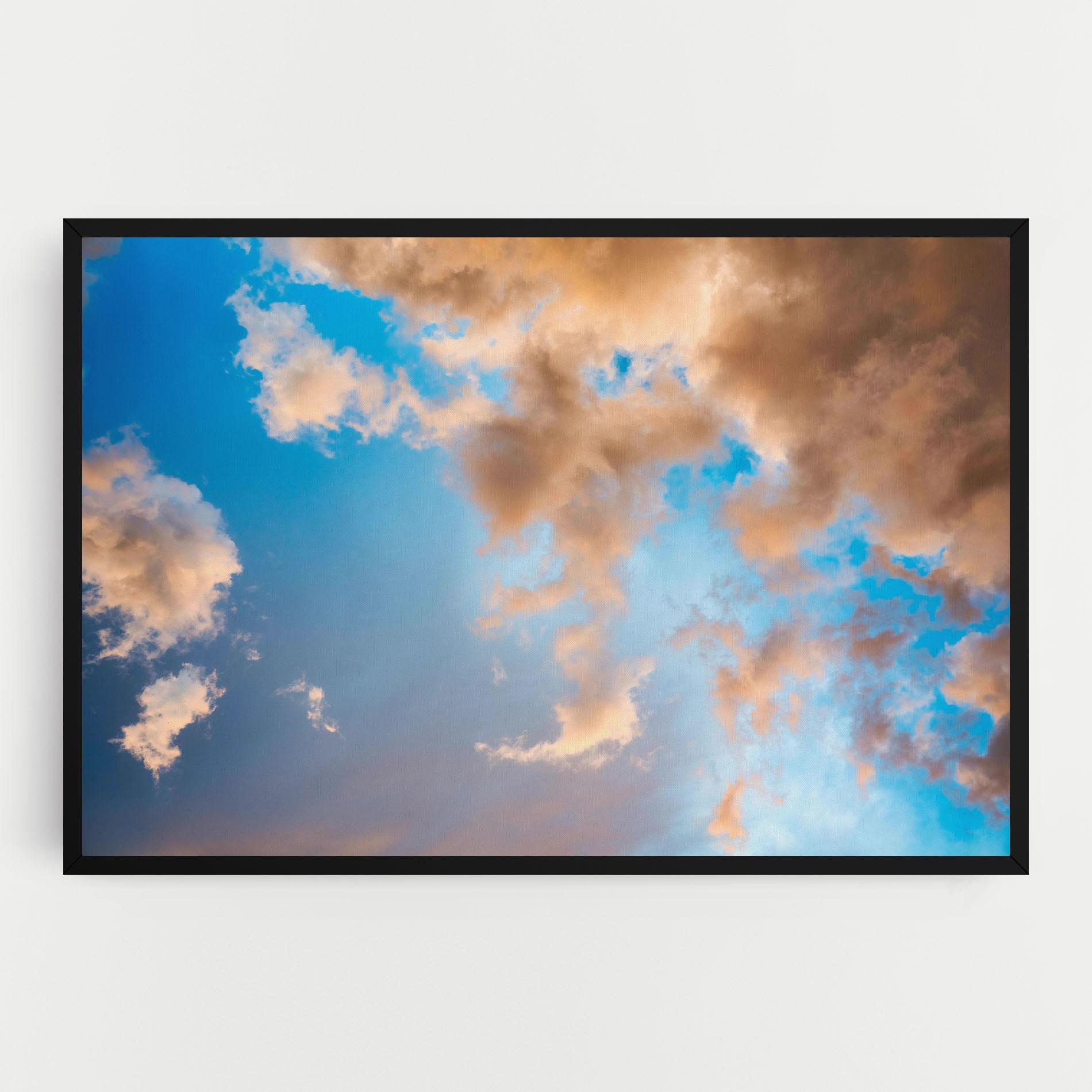 Obraz na Płótnie Clouds Blue Sky mockup 0