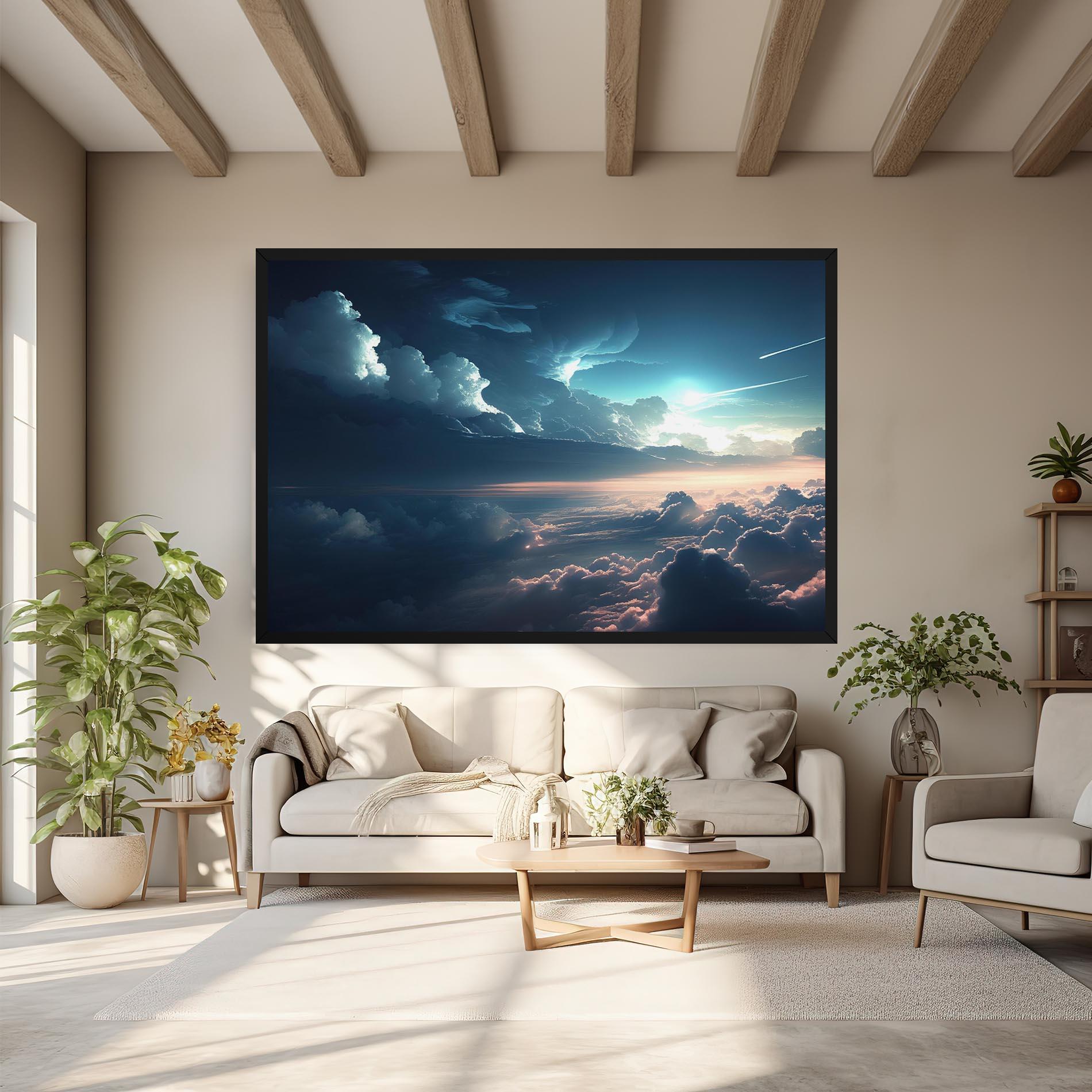 Obraz na Płótnie Dark Clouds mockup 6