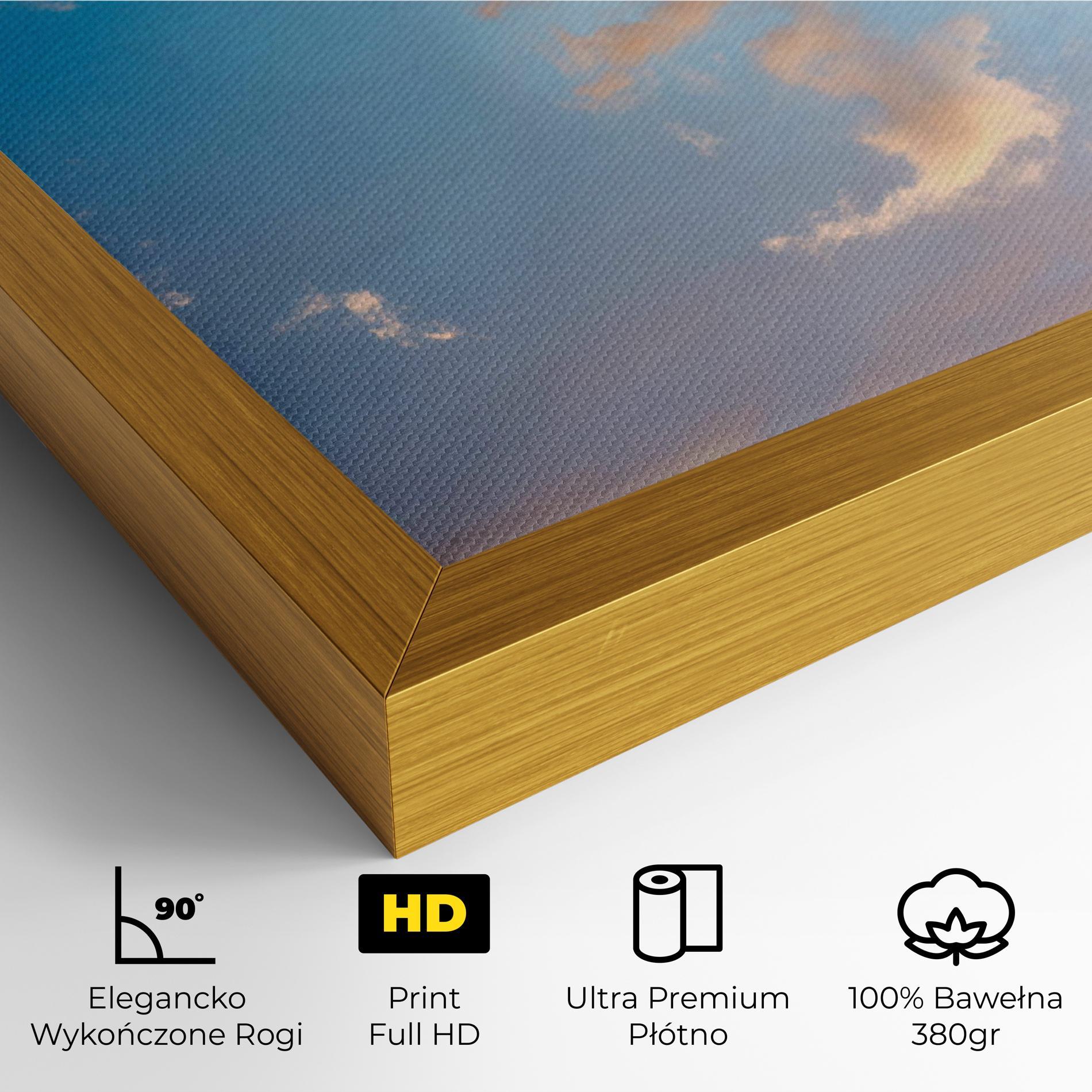 Obraz na Płótnie Clouds Blue Sky mockup 4