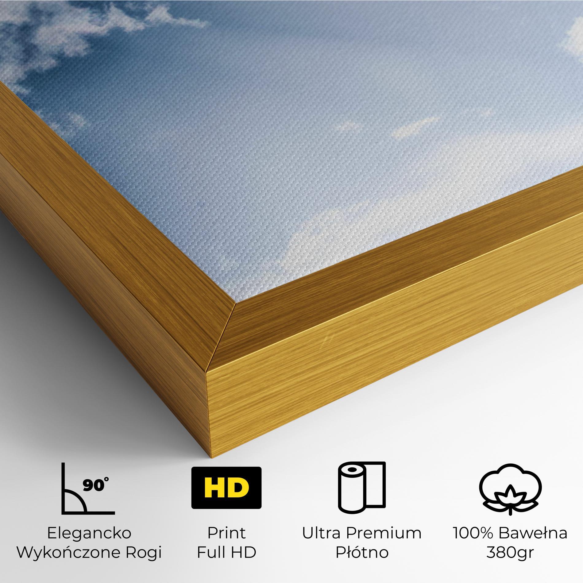 Obraz na Płótnie Dark Blue Sky mockup 4